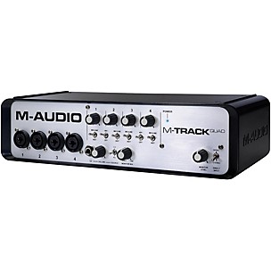 M-Audio M-Track Quad 4 Channel Audio Plus USB MIDI Interface