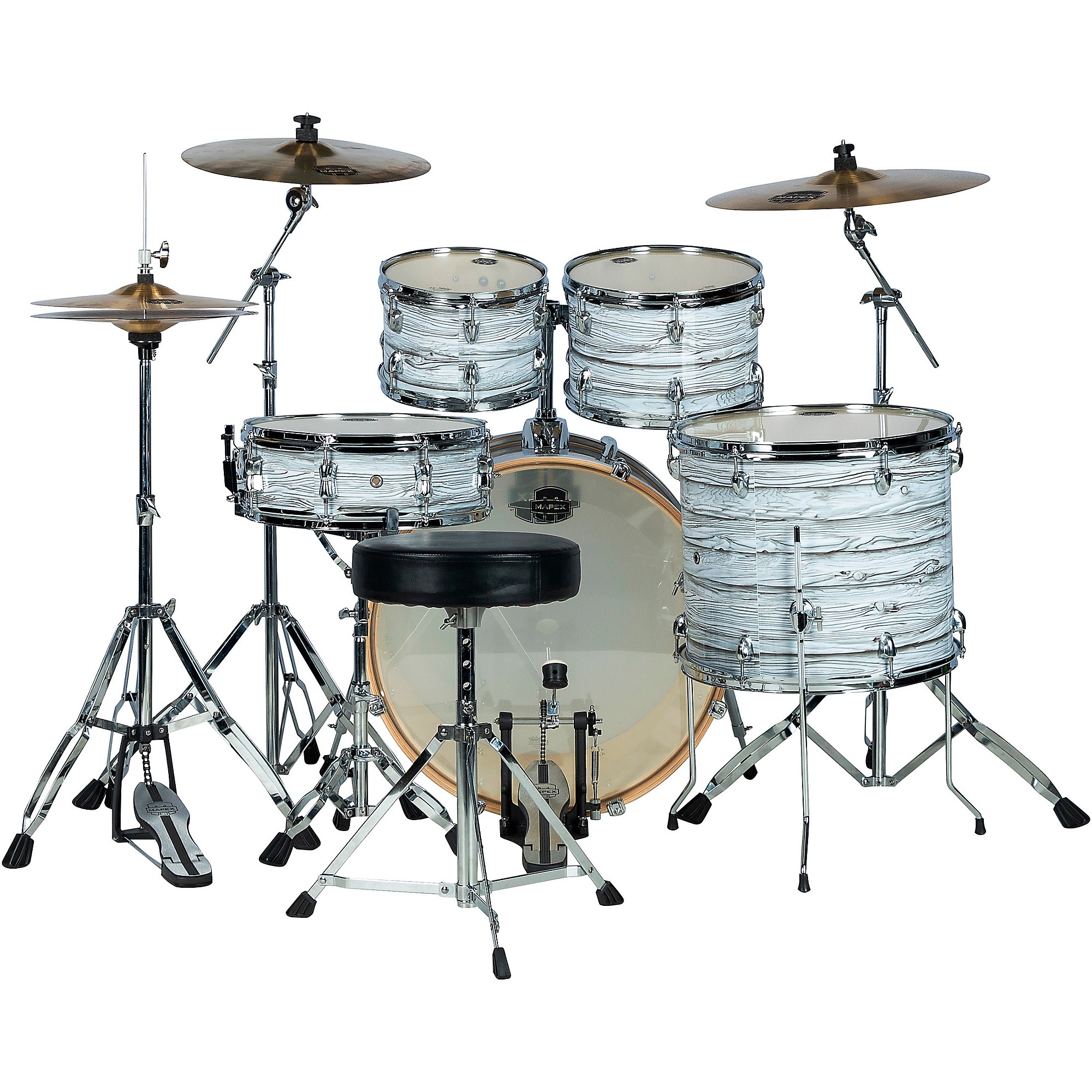 Mapex Venus Complete 5-Piece Drum Set With Hardware & Cymbals