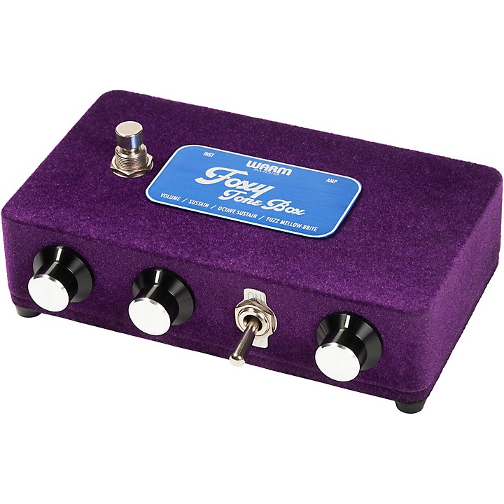 Warm Audio Foxy Tone Box Octave Fuzz Guitar Effects Pedal | Music