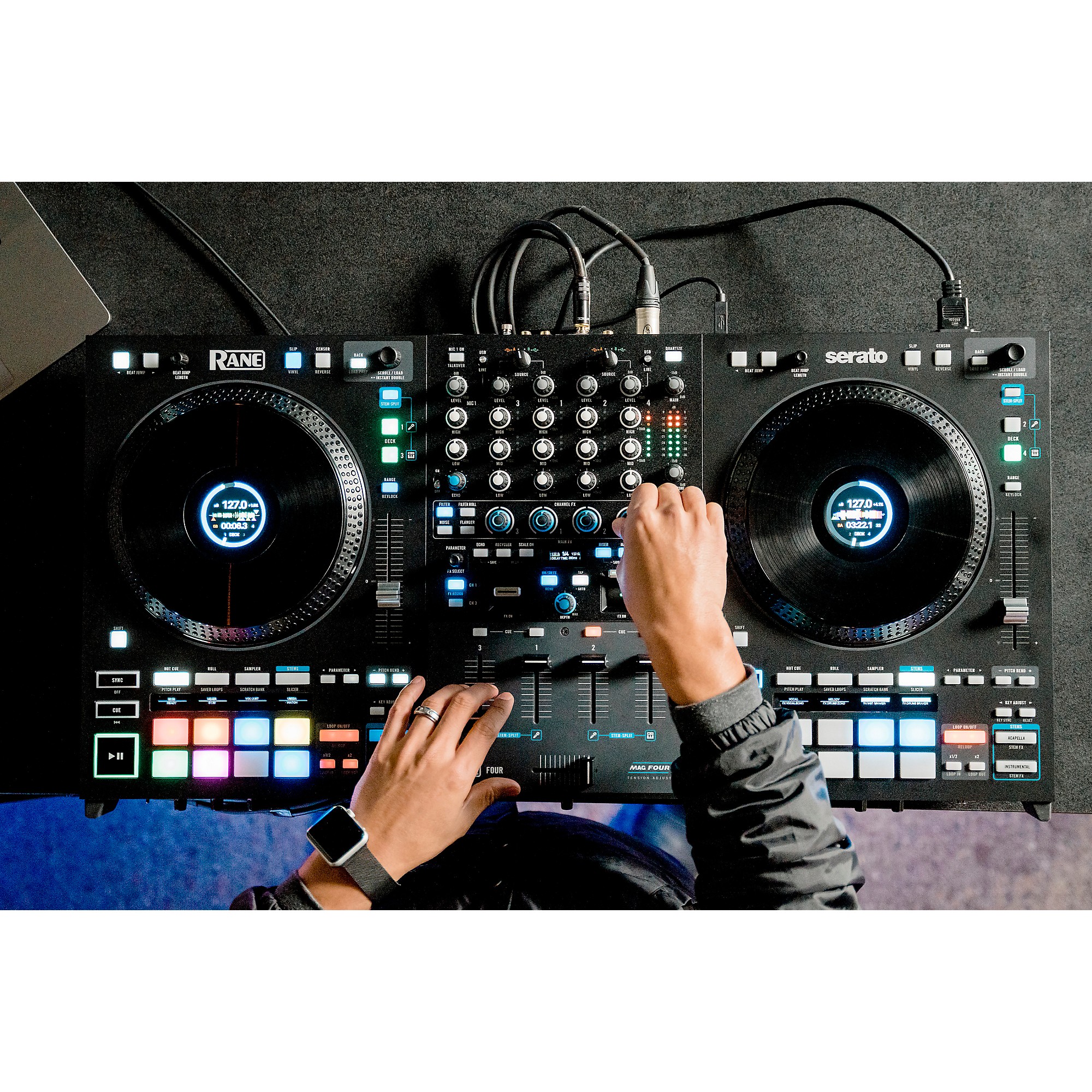 Rane Four Stems DJコントローラー RANE FOUR Advanced Four-Channel Stems DJ Controller - | Music & Arts