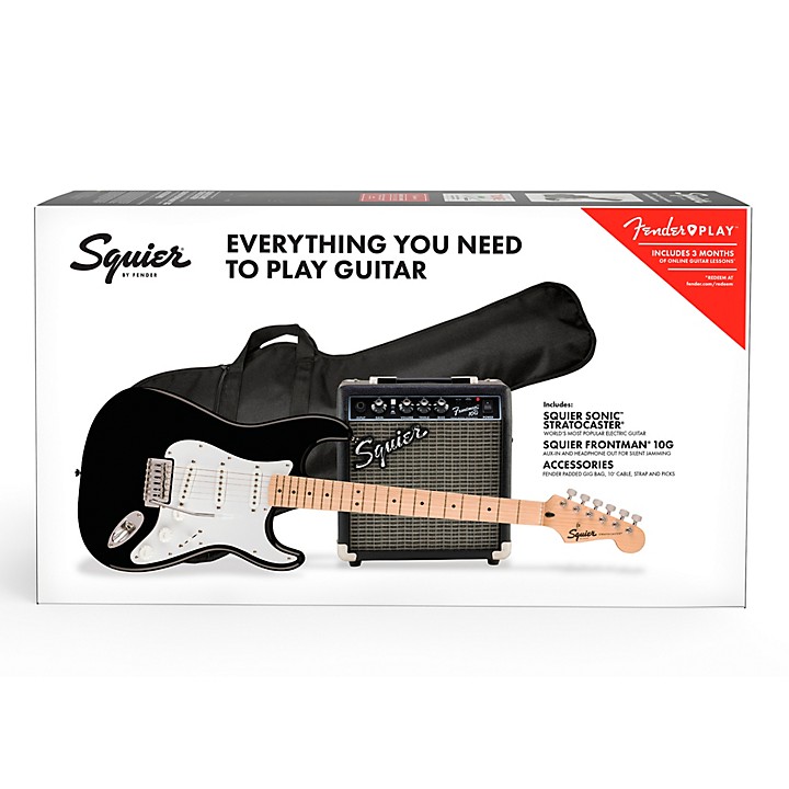 Squier Sonic Stratocaster Electric Guitar Pack with Fender