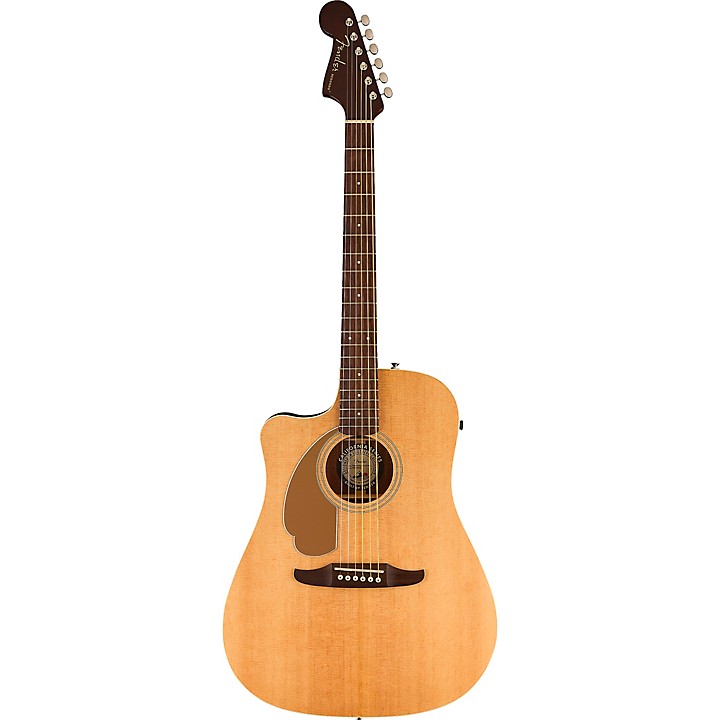 Fender Left-Handed California Redondo Player Acoustic-Electric