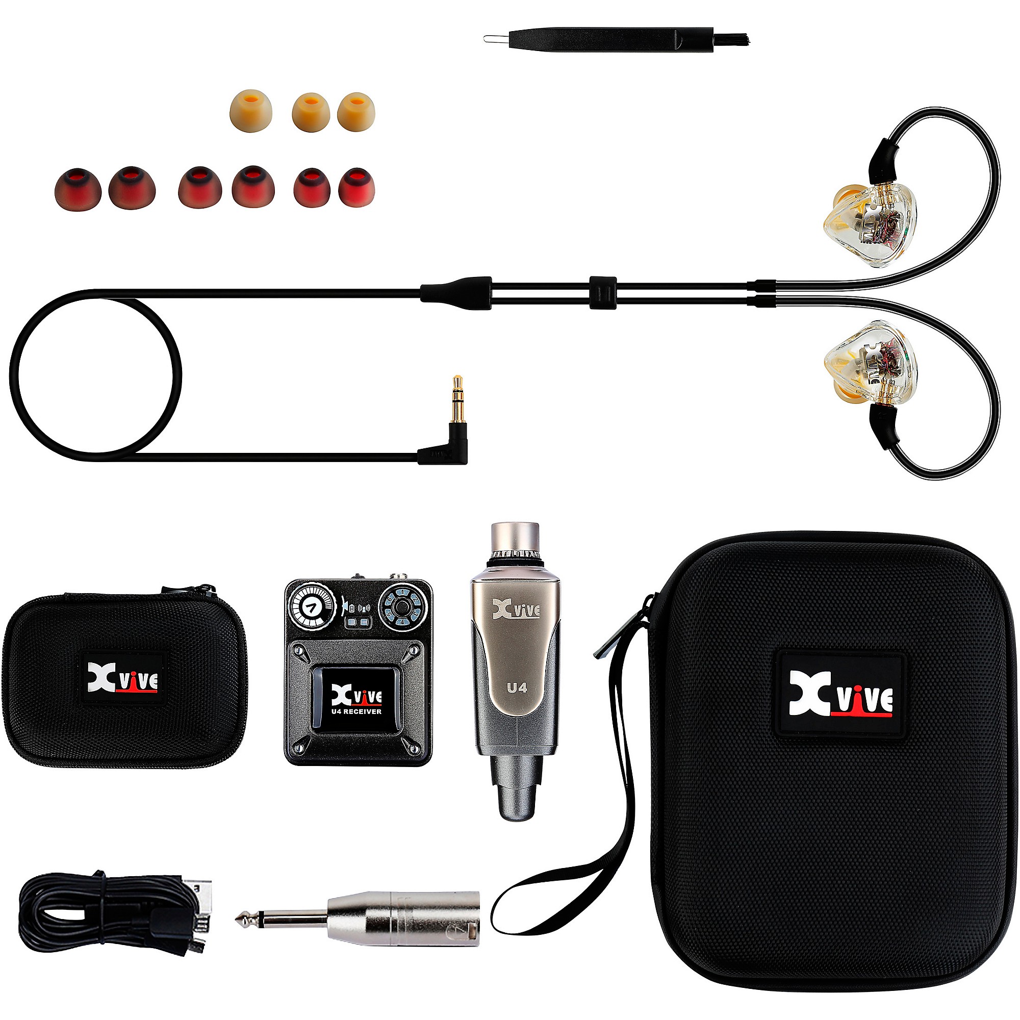 xvive イヤホンモニター U4 IN-EAR MONITOR Wireless System | Xvive