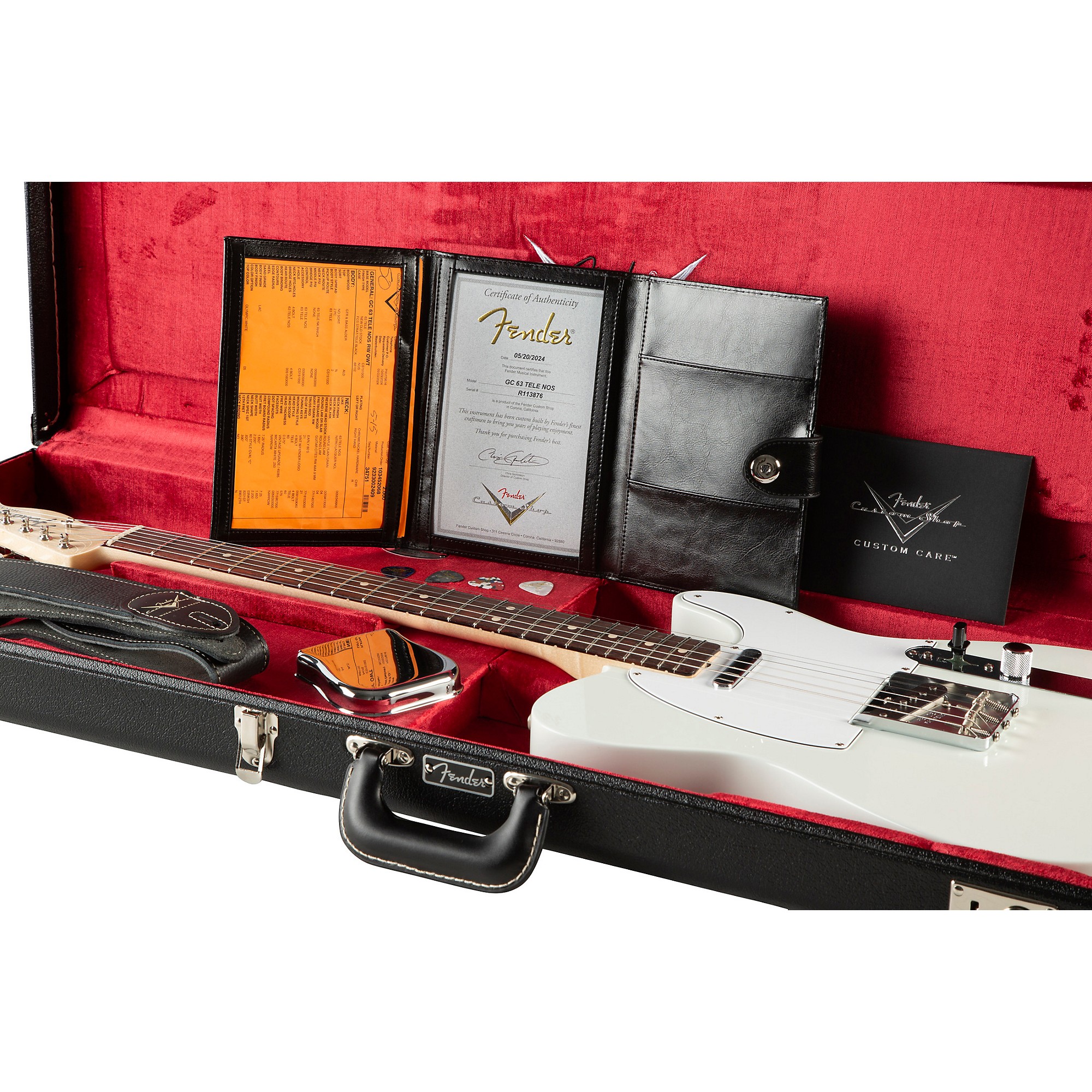 Fender Custom Shop 1963 Telecaster NOS Rosewood Fingerboard