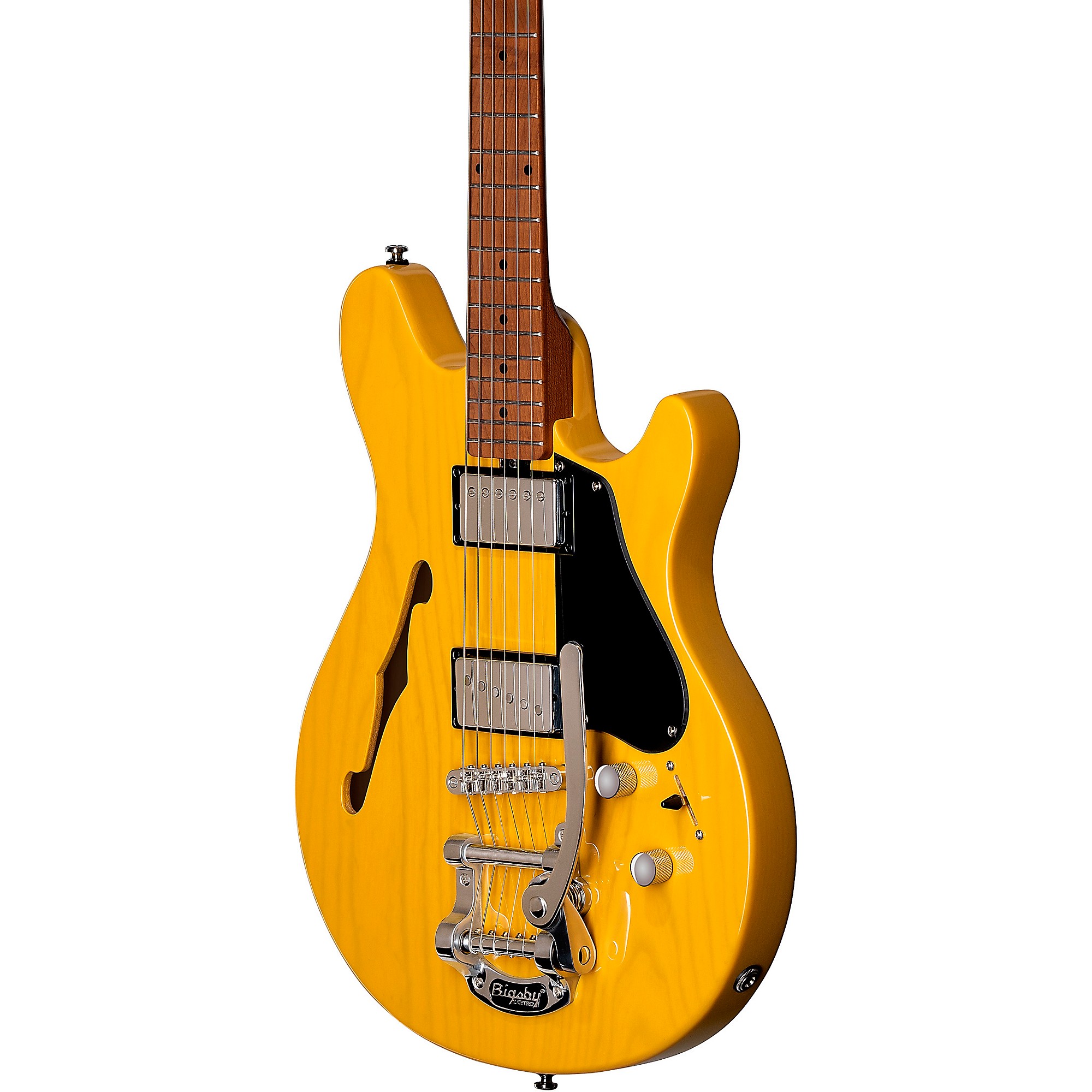 ギター MusicMan  Valentine Chambered guitar Sterling by Music Man Valentine Chambered Bigsby SH Electric