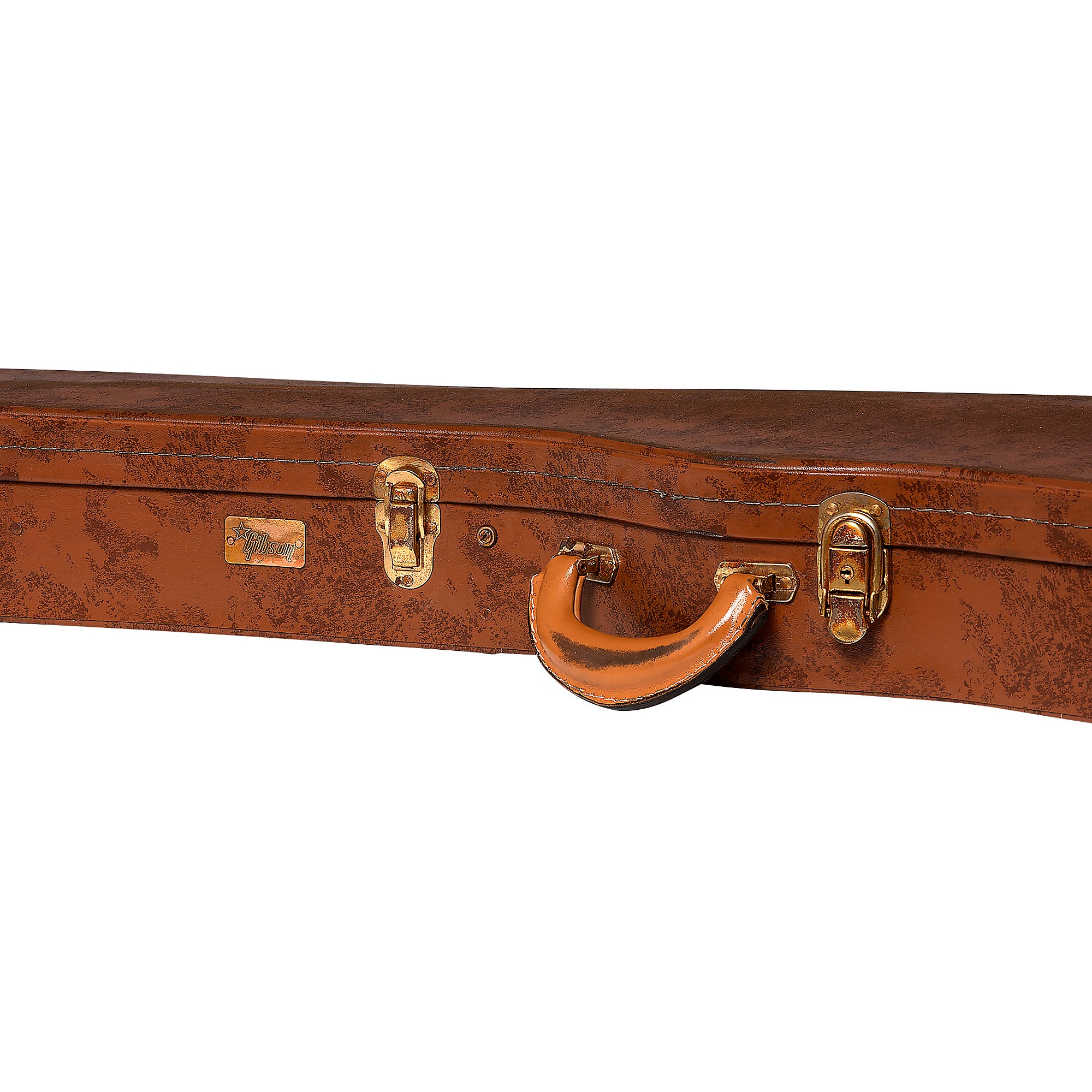 Gibson Lifton Historic 5-Latch Brown/Pink Hardshell Case for Les