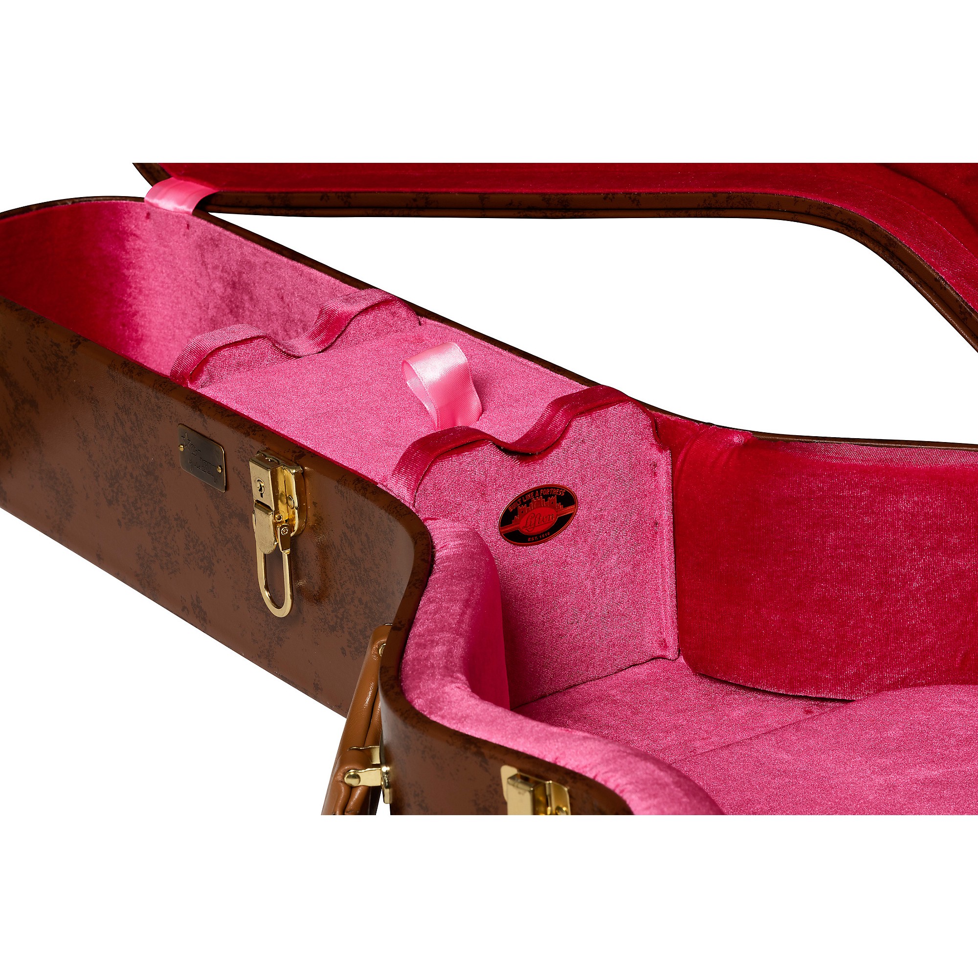 Gibson Lifton Historic Brown/Pink Hardshell Case, J-185 | Music & Arts