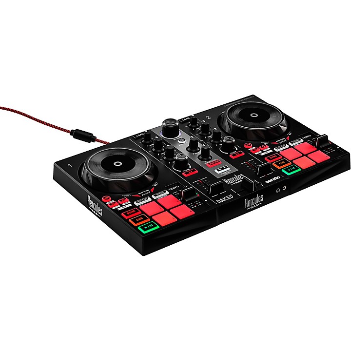Hercules DJ DJControl Inpulse 200 MK2 2-Channel DJ Controller for Serato DJ  Lite and DJUCED