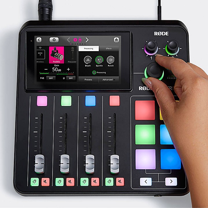 RØDE RØDECaster Pro II All-in-One Production Solution for Podcasting,  Streaming, Music Production and Content Creation,Black : Musical  Instruments 
