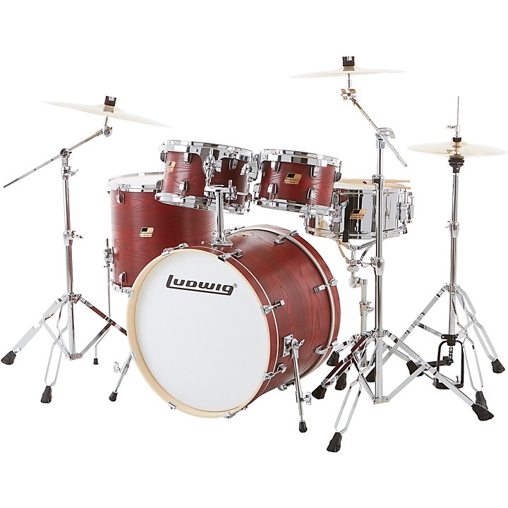 Ludwig BackBeat Elite 5-delt kompletLudwig BackBeat Elite 5-delt komplet  