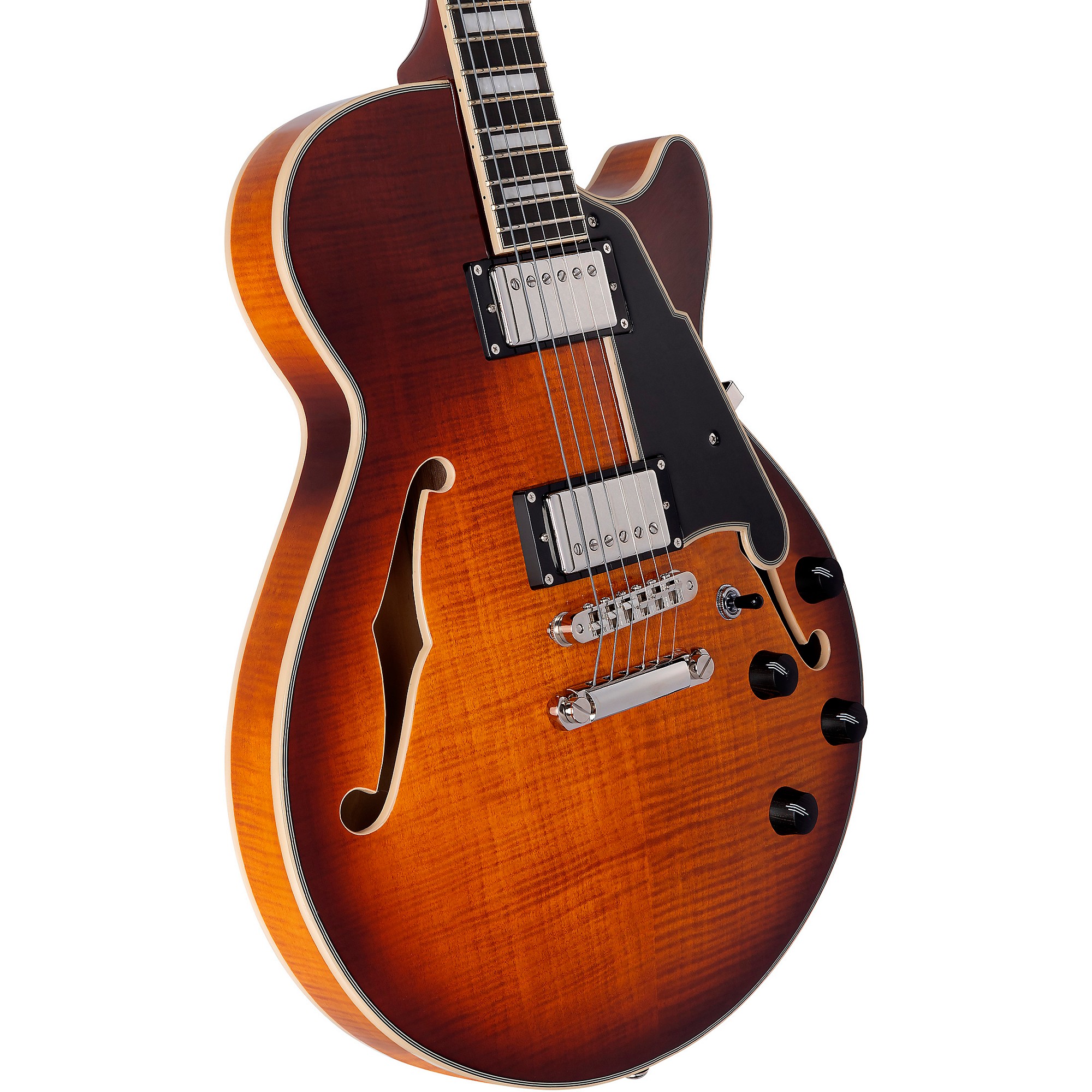 D'Angelico Premier SS Semi-Hollow Electric Guitar With Stopbar