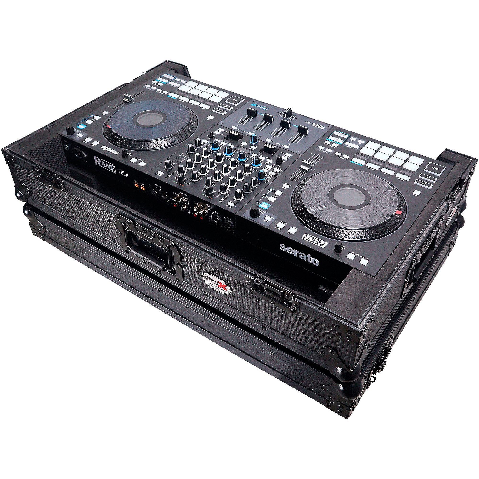 ProX ATA Flight Style Wheel Road Case For RANE Four DJ Controller