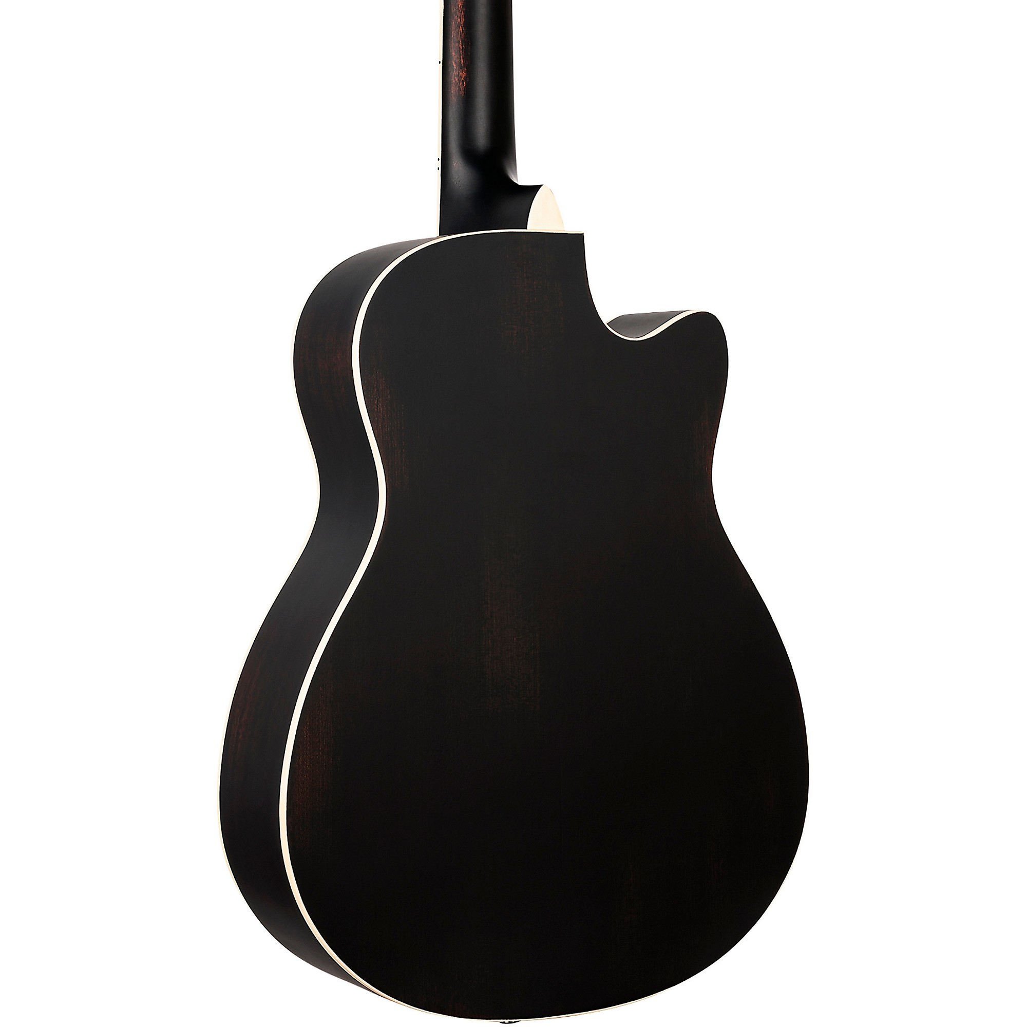 Ortega RRG40CE-DBK Left-Handed Concert Cutaway Acoustic-Electric