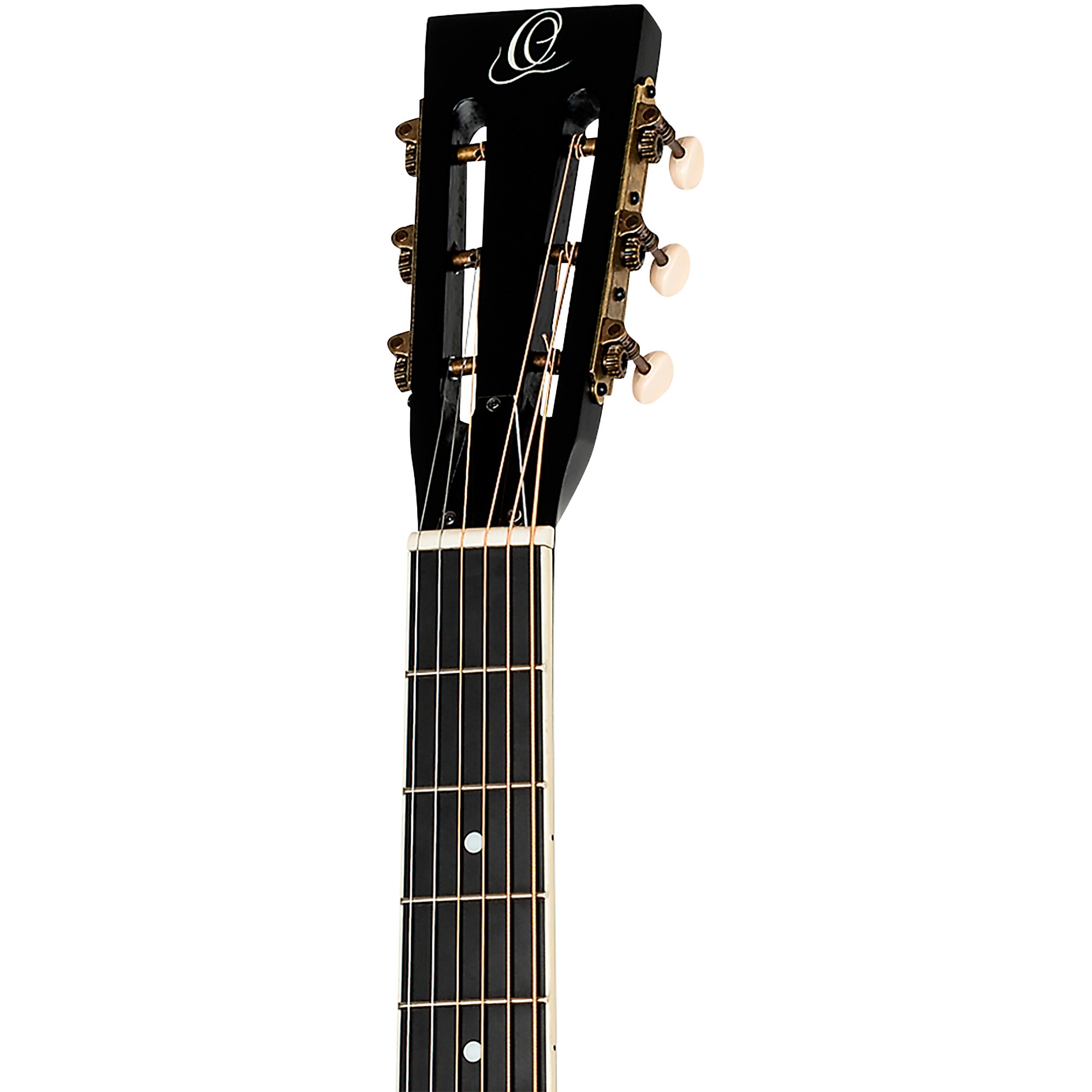 Ortega RRG40CE-DBK Left-Handed Concert Cutaway Acoustic-Electric