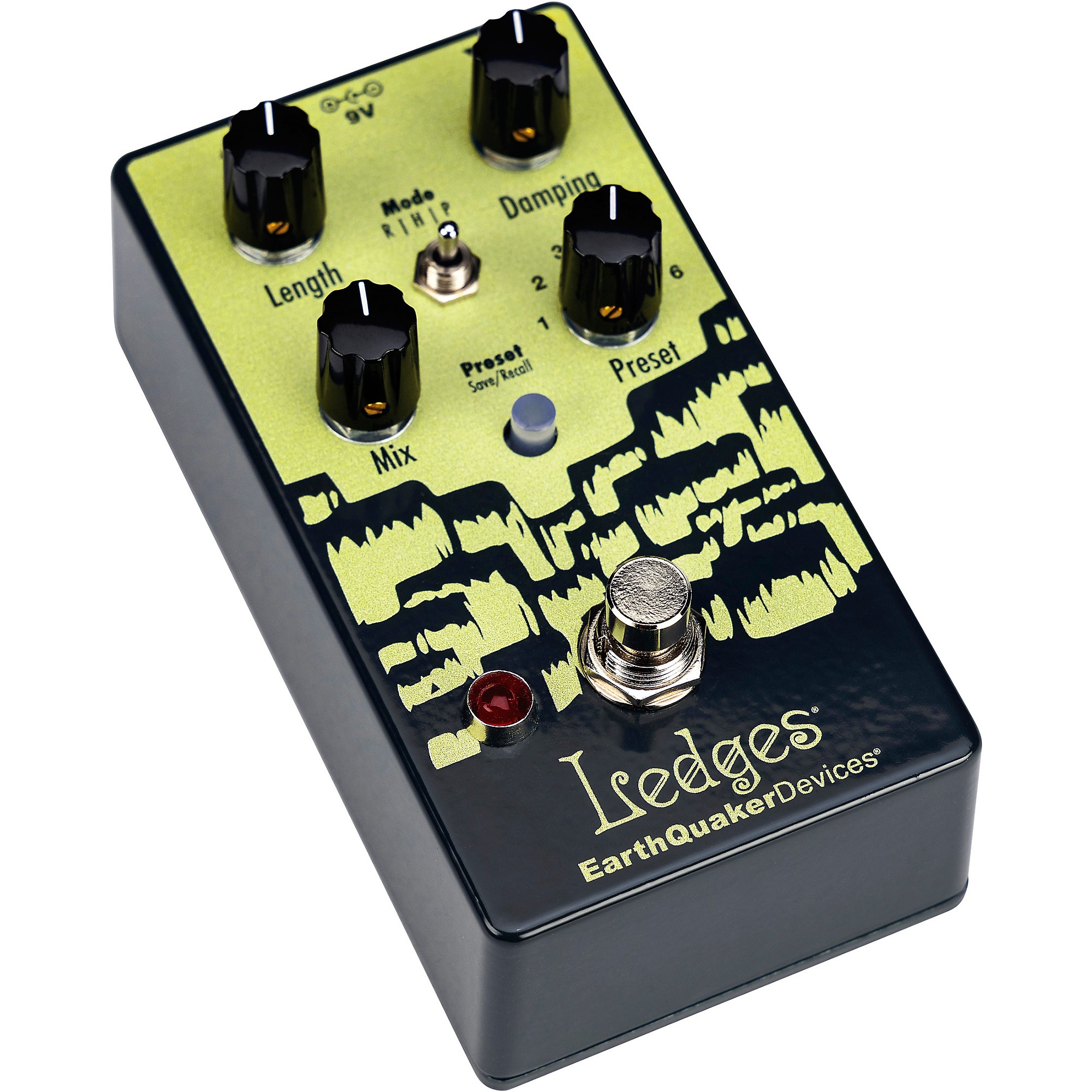 新品 未使用 EarthQuaker Devices Ledges EarthQuaker Devices Ledges Tri-Dimensional Reverberation Machine