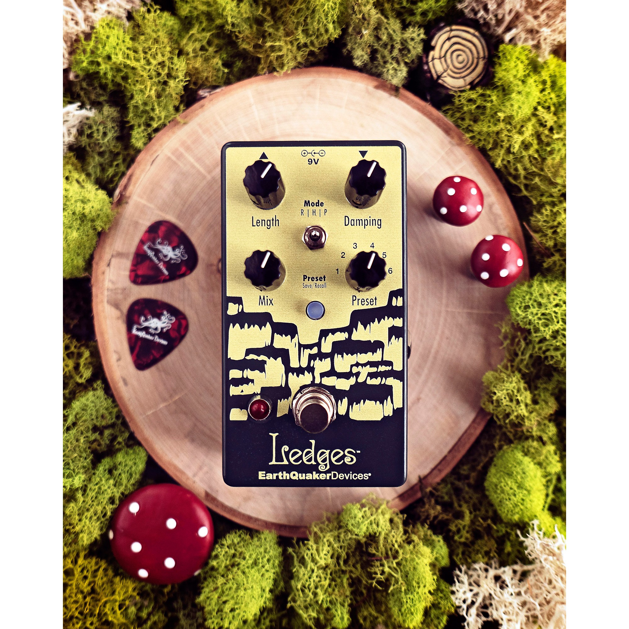 EarthQuaker Devices Ledges Tri-Dimensional Reverberation Machine