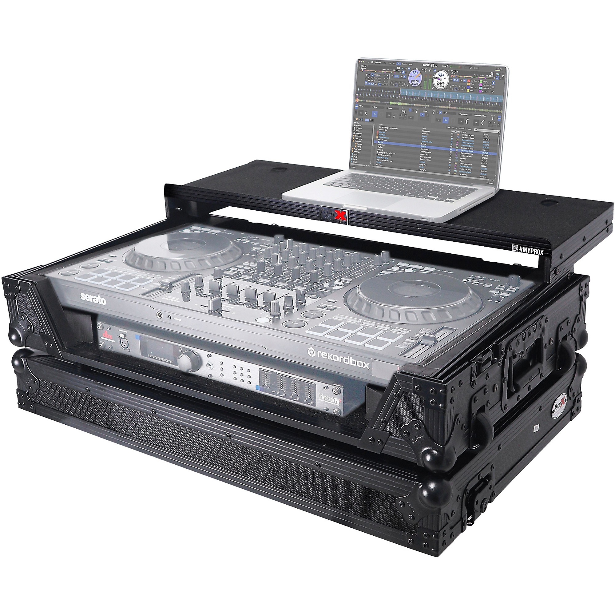 DDJ-FLX10 AlphaTheta/Pioneer DJ 美品 ケース付 ProX Flight Style Road Case Fits Pioneer DDJ-FLX10 and AlphaTheta