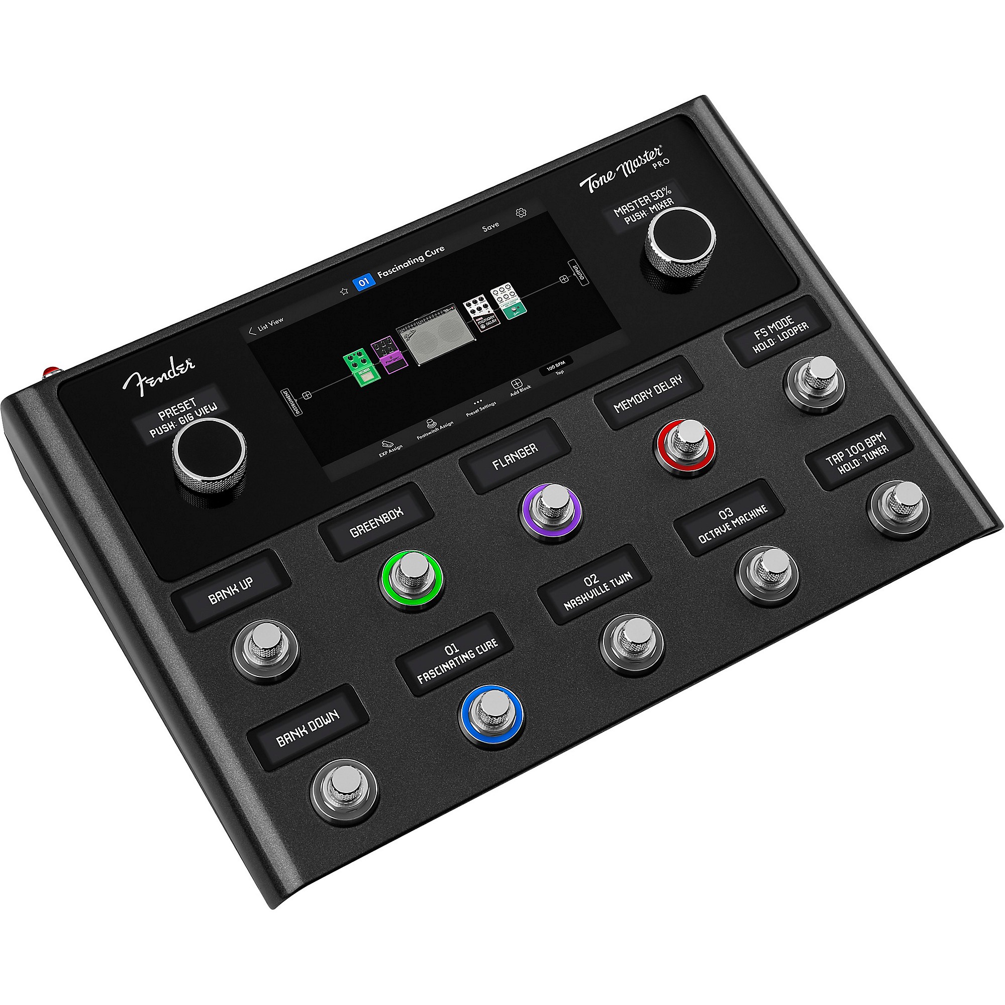 休日限定 Guitar Multi-Effects Pro Master Tone Fender Pedal Arts & Music | ギター