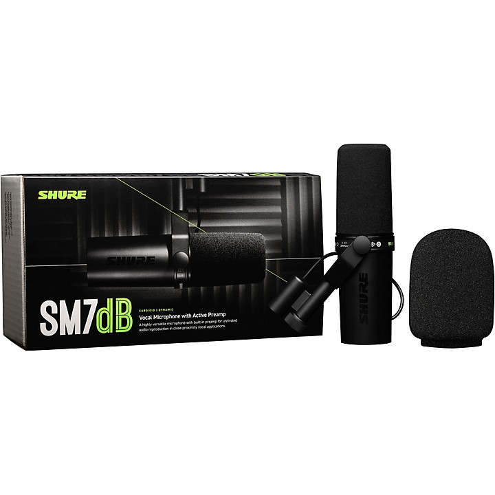 Shure SM7B Cardioid Dynamic Broadcast Microphone – Luther Music