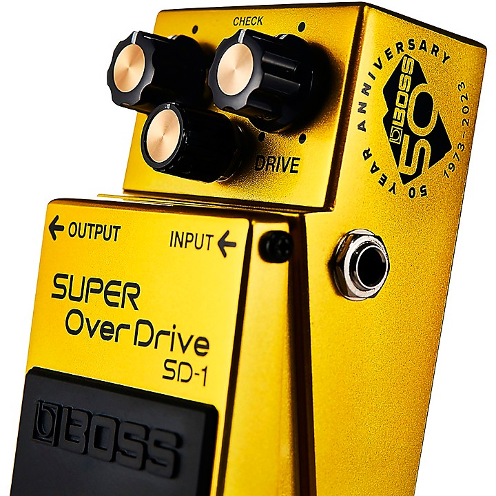 BOSS SD-1-B50A Super Overdrive 50th Anniversary Effects Pedal