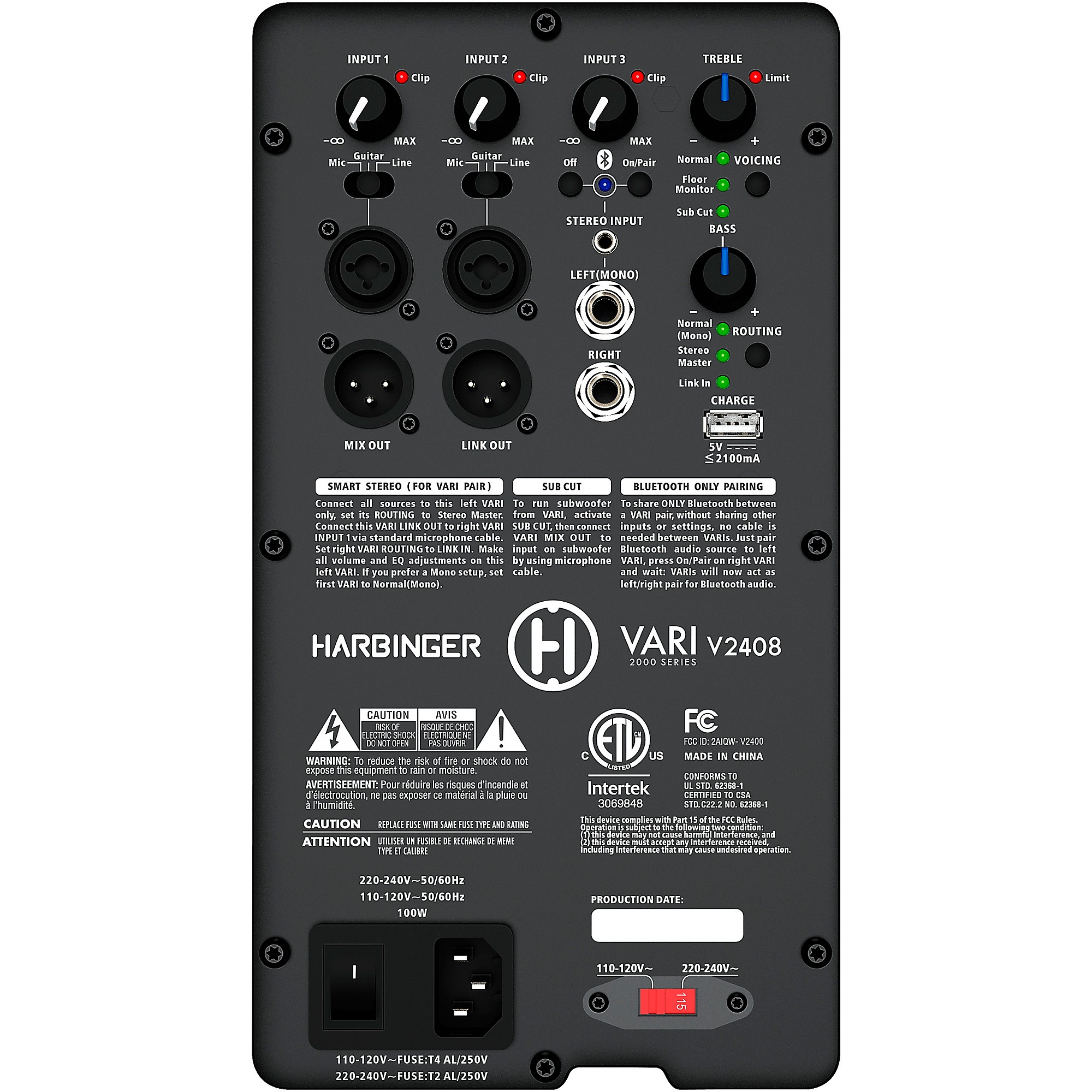 Harbinger VARI V2408 8