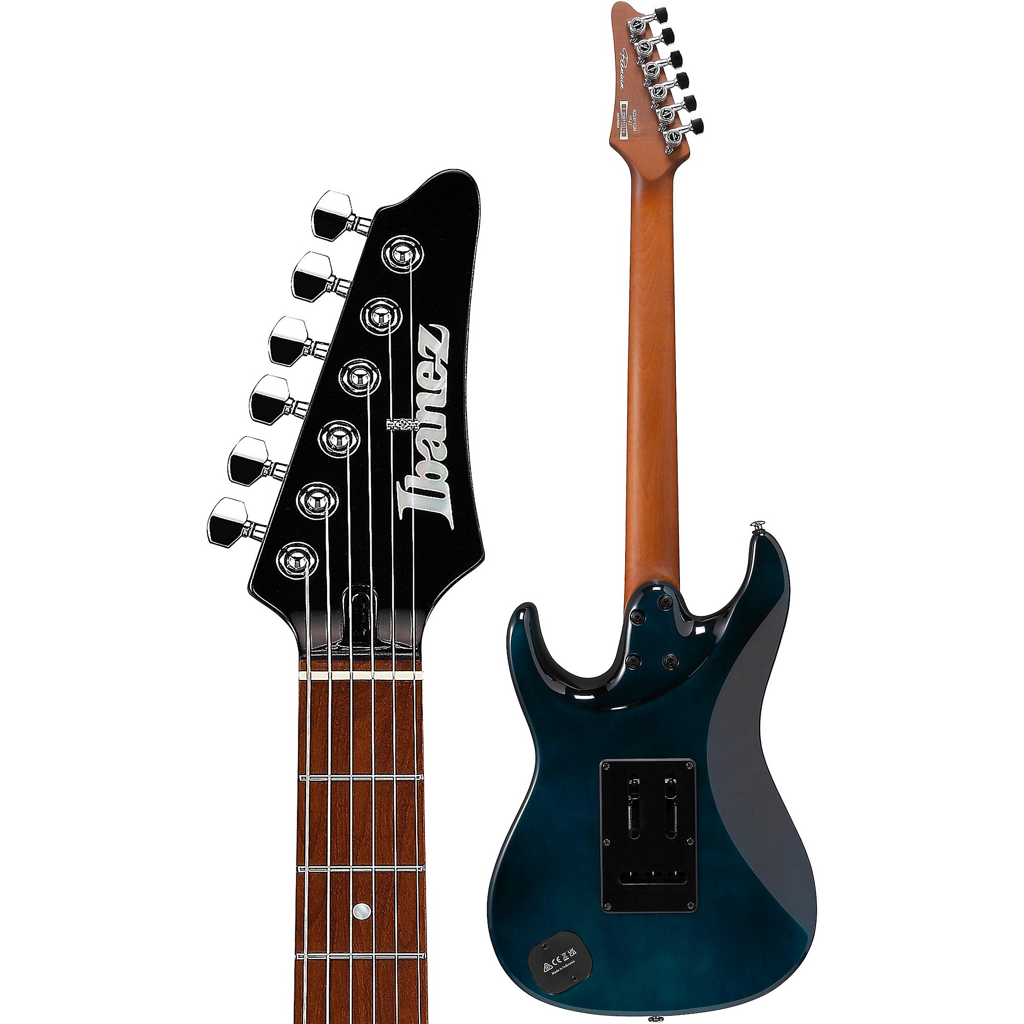 Ibanez AZ24P1QMDOB AZ Premium Electric Guitar (Deep Ocean