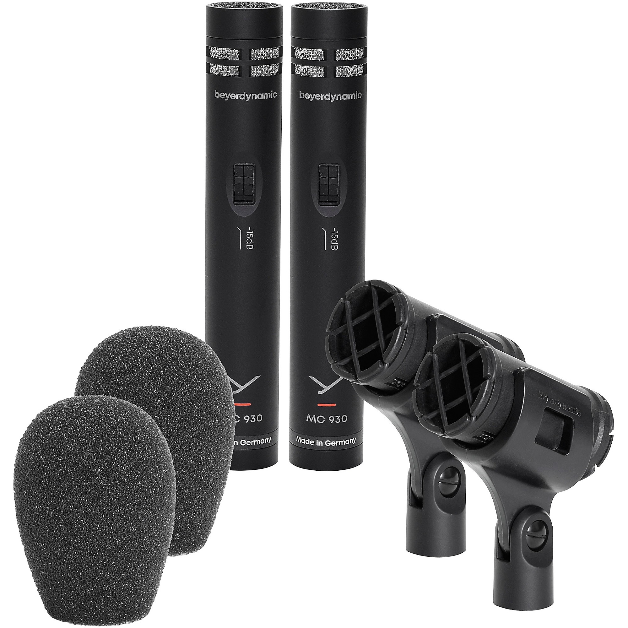 beyerdynamic beyerdynamic MC 930 Stereo Set - Matched Pair True Condenser  Microphones (Cardioid) | Music & Arts