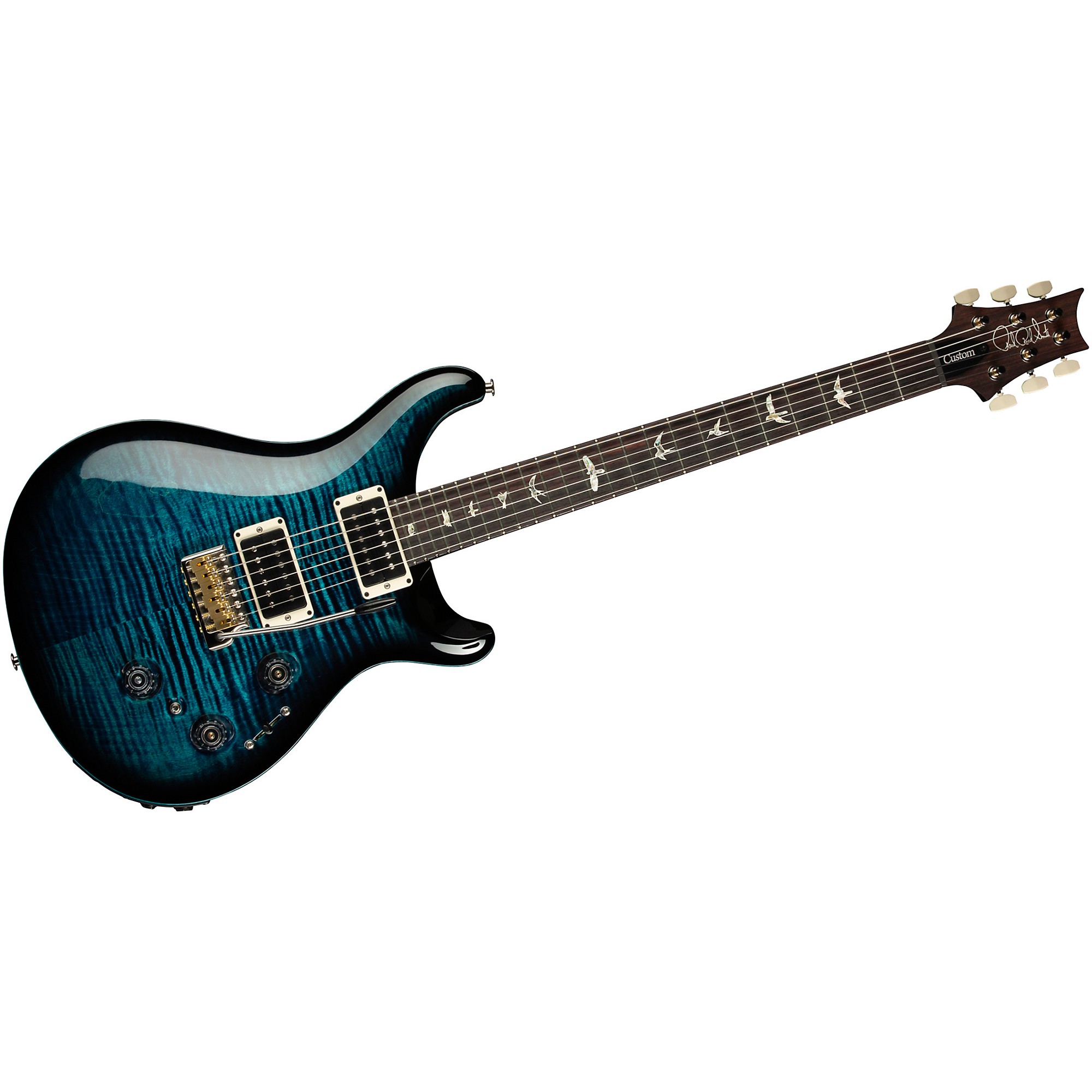 PRS custom24 2022 piezo Cobalt Blue 美品 2022 PRS Custom 24 Piezo (Demo) Cobalt Blue Hybrid Package