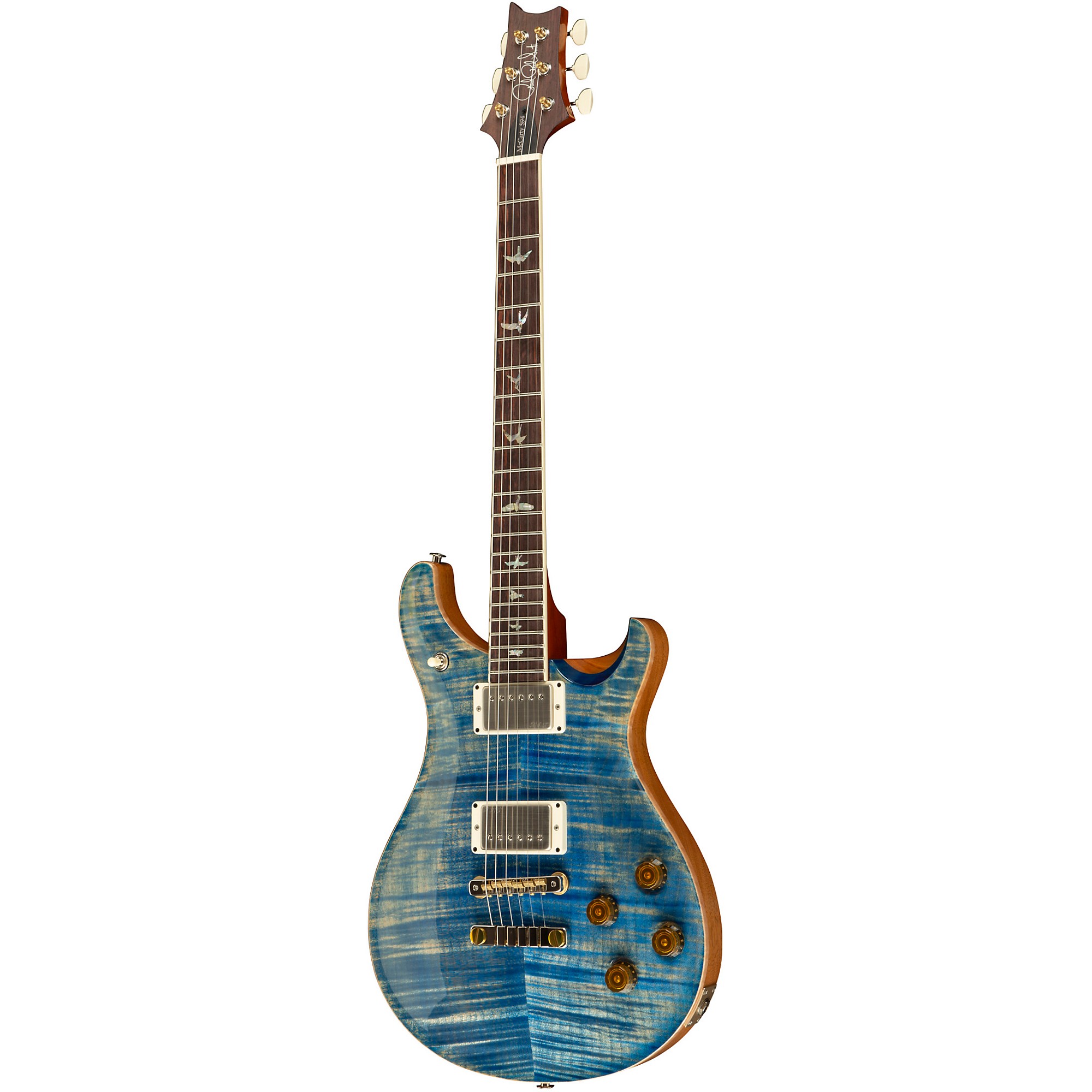 ギター PRS USA McCarty 594 Faded Whale Blue Platinum PRS PRS McCarty 594 with Pattern Vintage Neck