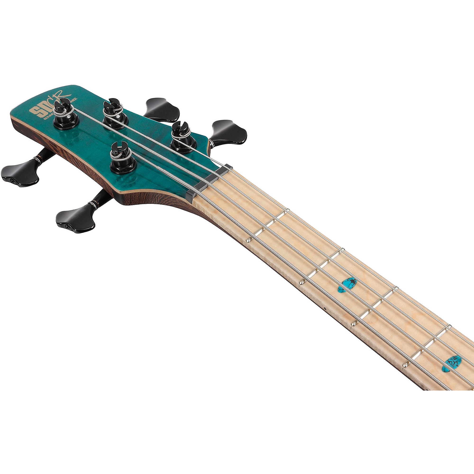 Ibanez SRG エレキベース ブラック 4弦　バッグ、ストラップ付き Ibanez SR4AH SUF エレキベース初心者12点セット 【Fenderアンプ