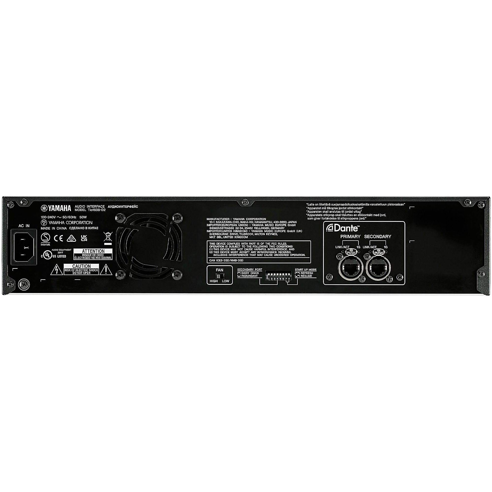 Yamaha DM3-D Ultracompact Digital Mixer With Tio1608-D2 Yamaha DM3-D Ultracompact Digital Mixer With Tio1608-D2