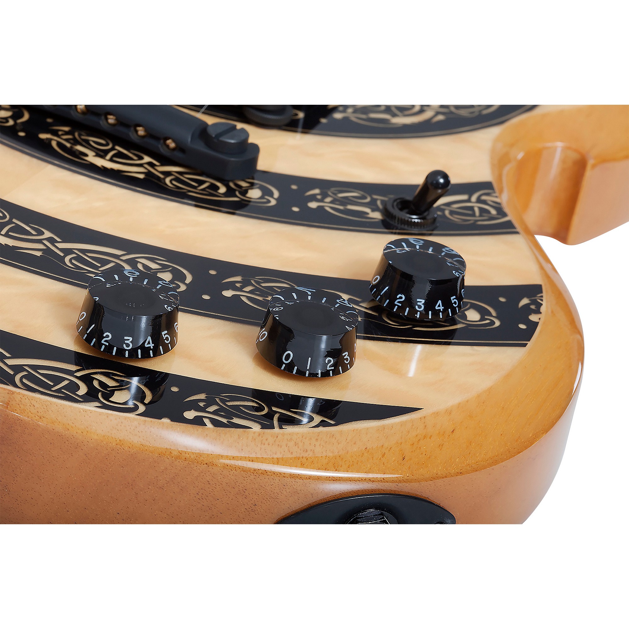 Wylde Audio Barbarian Norse Dragon Bullseye Electric Guitar