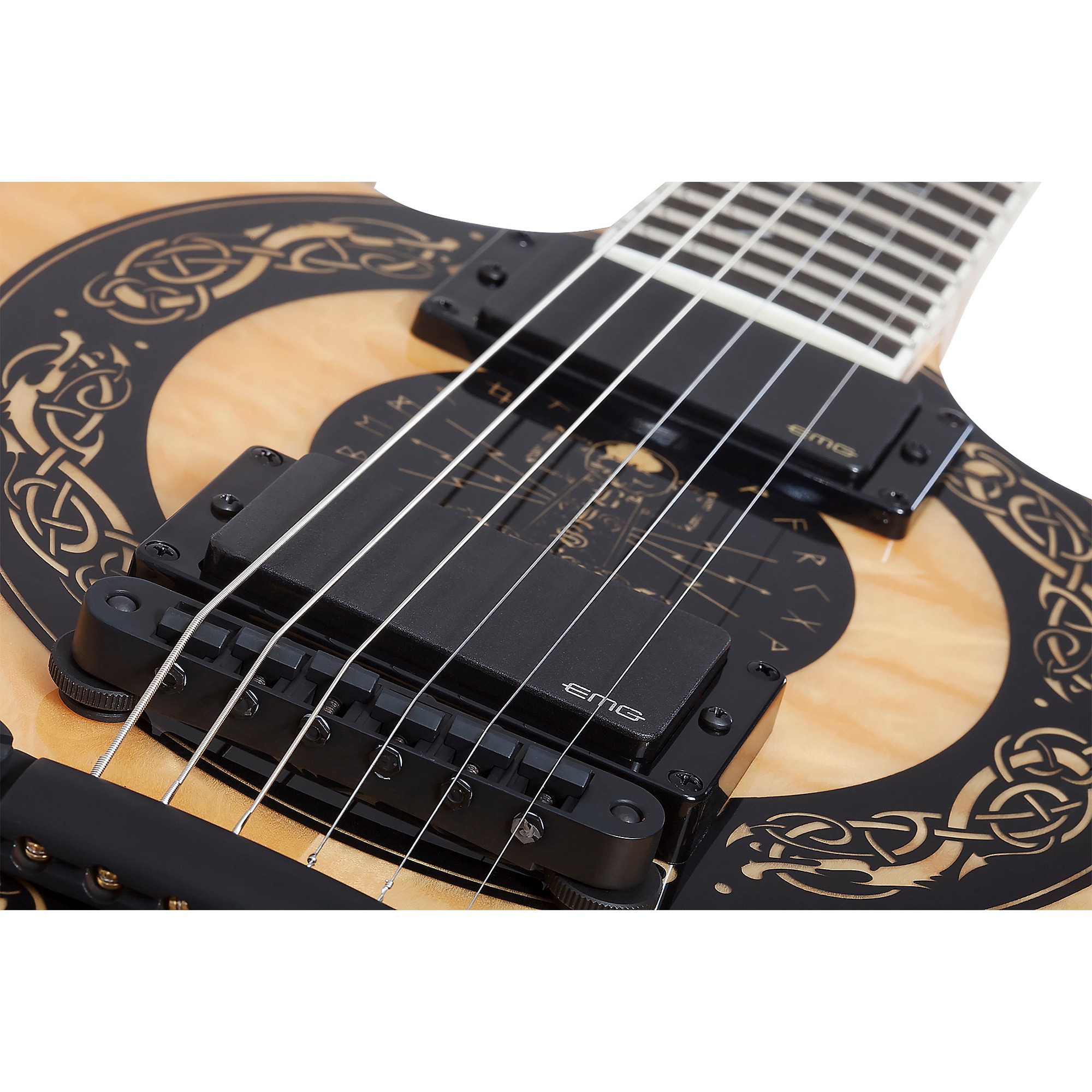Wylde Audio Barbarian Norse Dragon Bullseye Electric Guitar