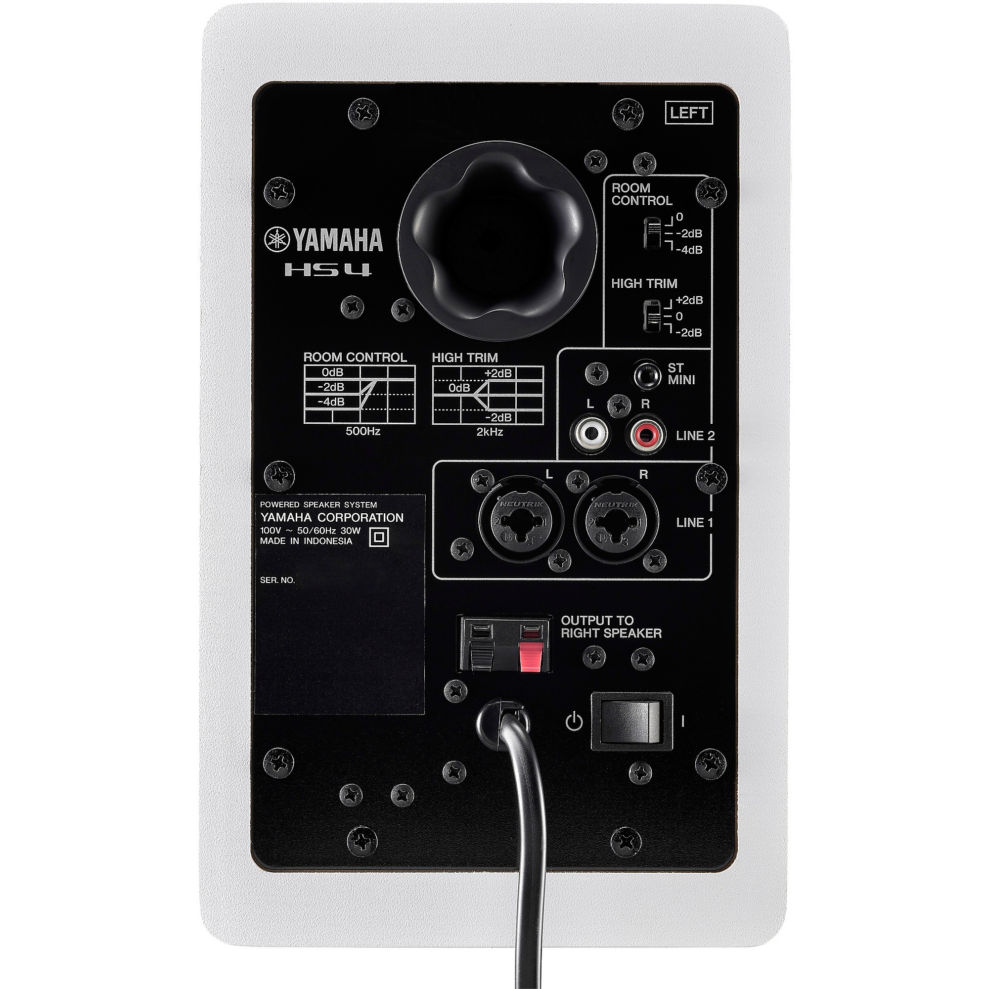 YAMAHA HS4 ホワイトパワードスタジオモニター Yamaha HS4 4.5