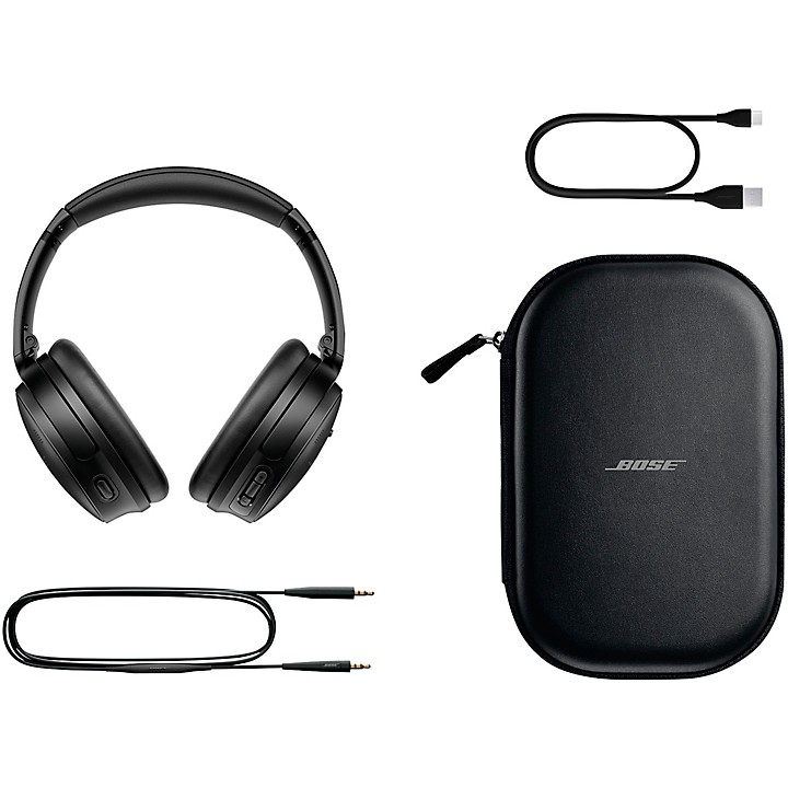 Bose QuietComfort Black Noise Cancelling Headphones | Music & Arts