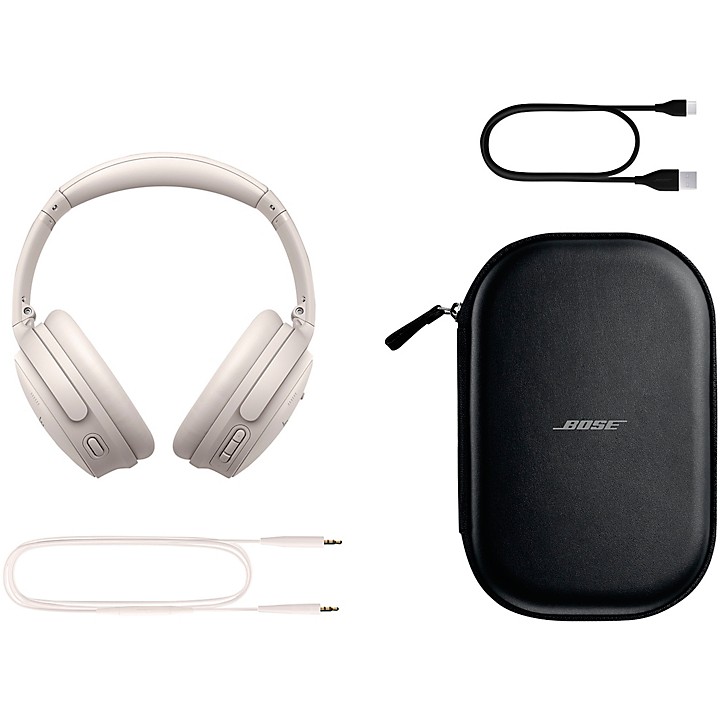 Bose QuietComfort White Smoke Noise Headphones & Music Cancelling Arts 