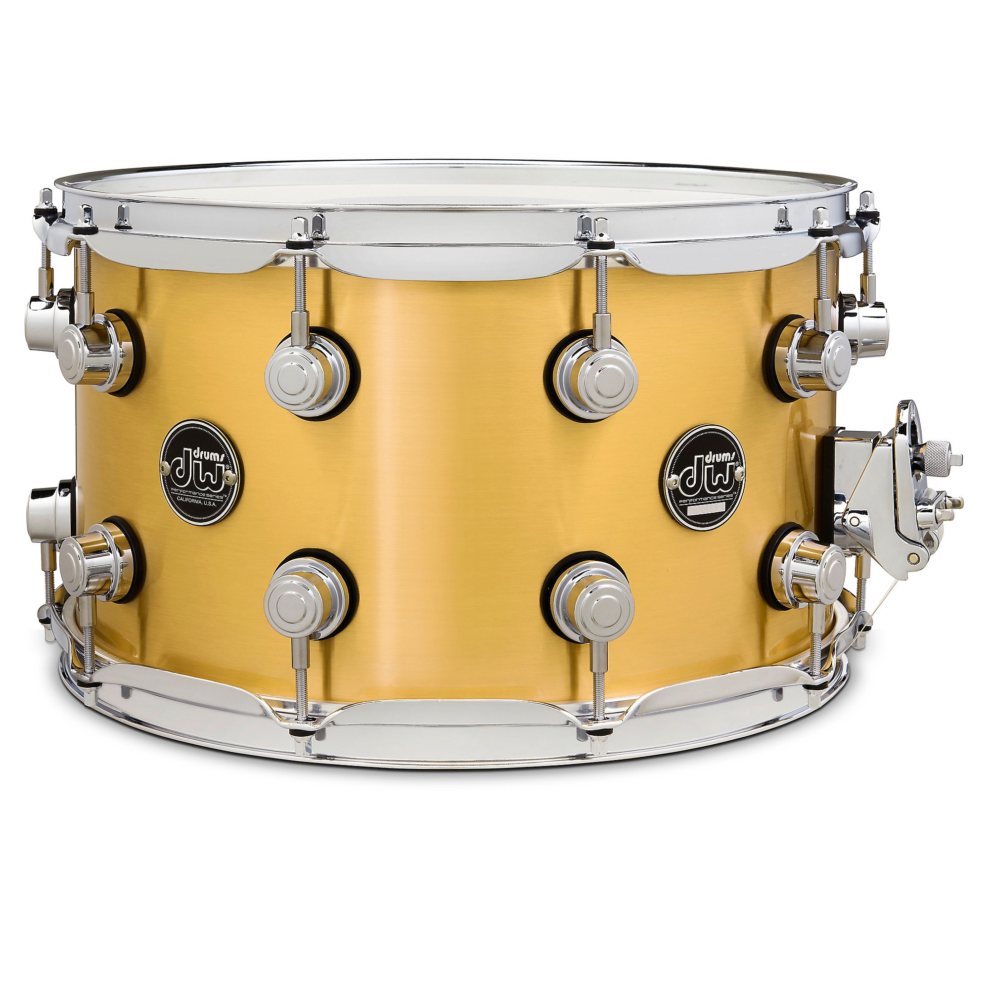 DW Performance Series 1 mm Polished Brass Snare Drum | Music 