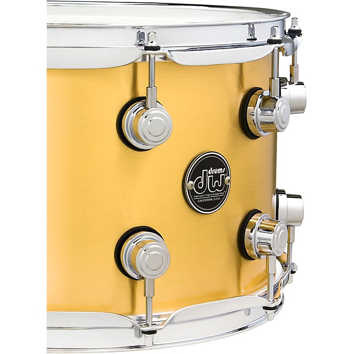 DW Performance Series 1 mm Polished Brass Snare Drum | Music & Arts