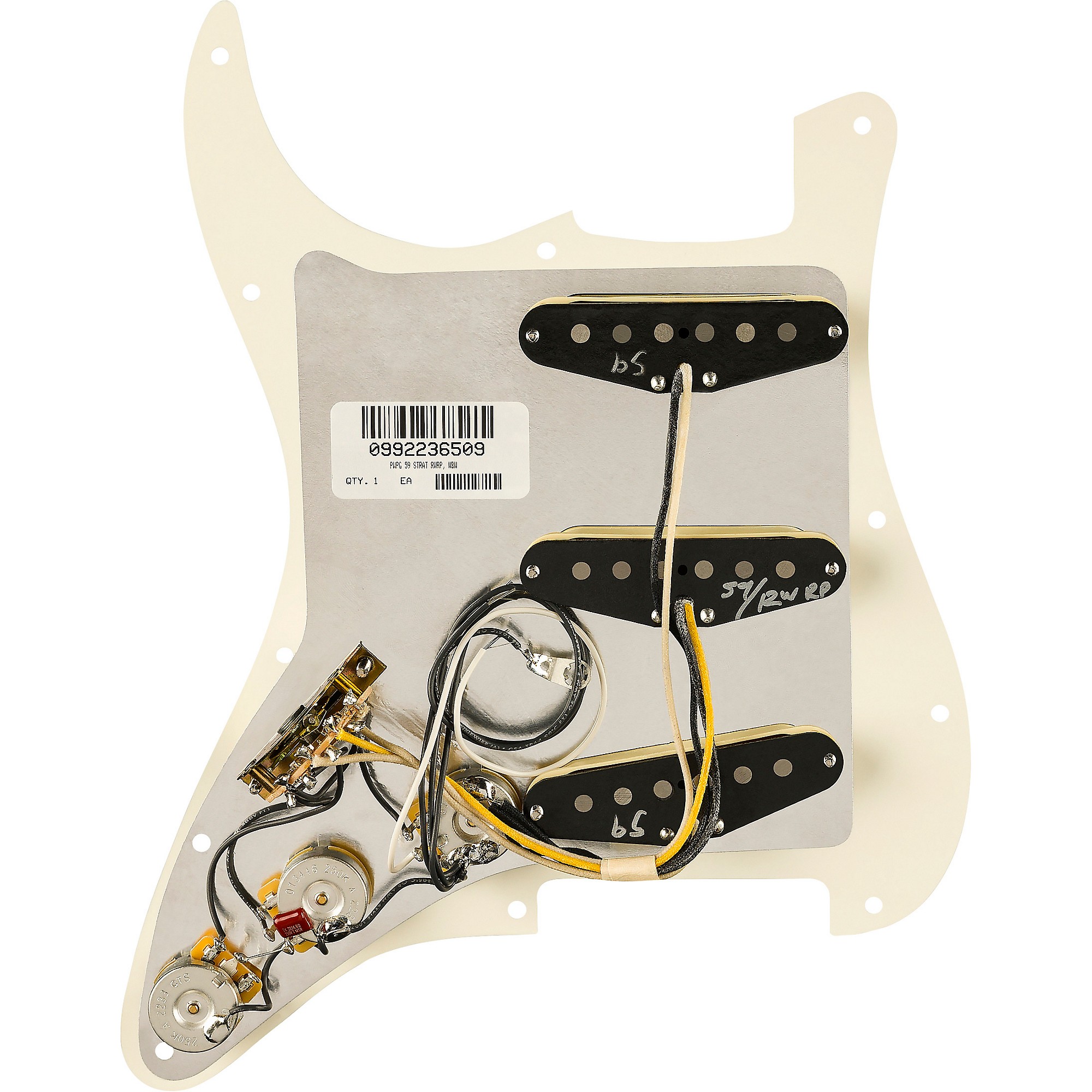 Fender Pure Vintage '59 Strat Pickup Set, Vintage White