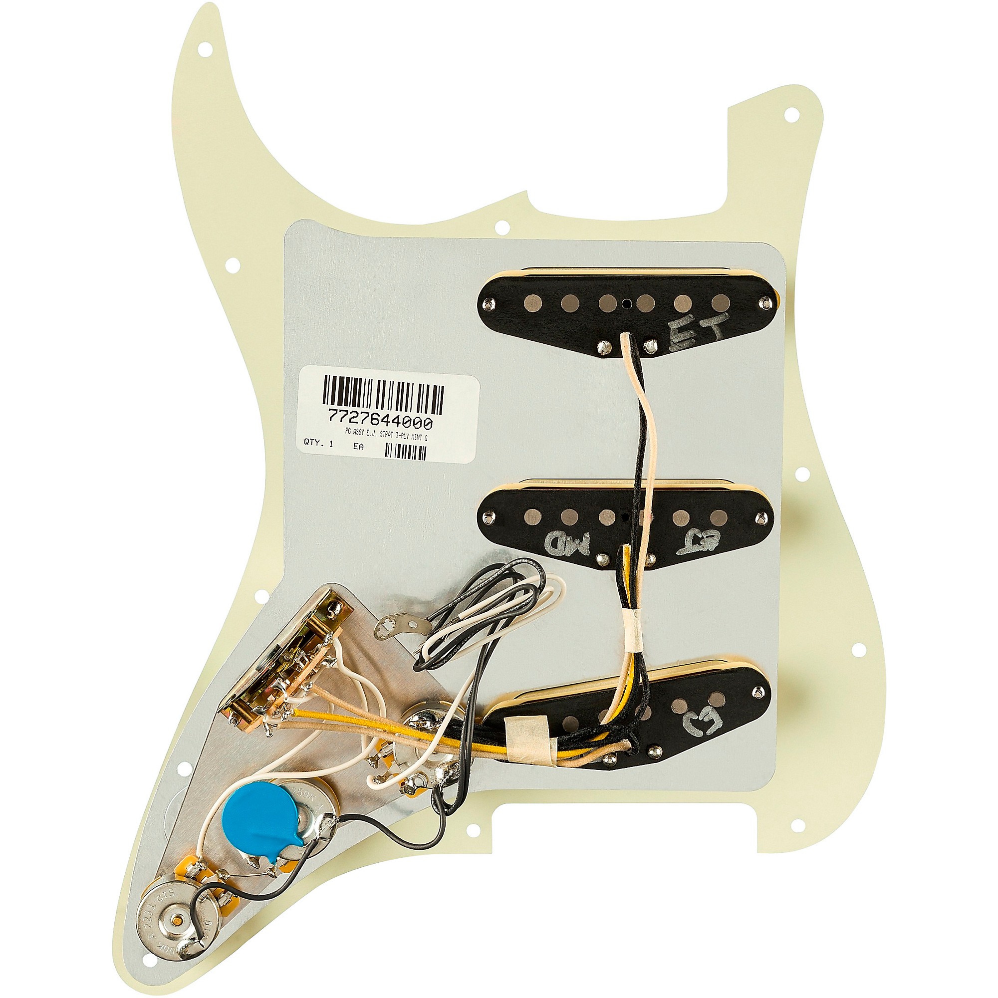 Fender Eric Johnson Signature 11-Hole Pre-Wired Strat Pickguard 