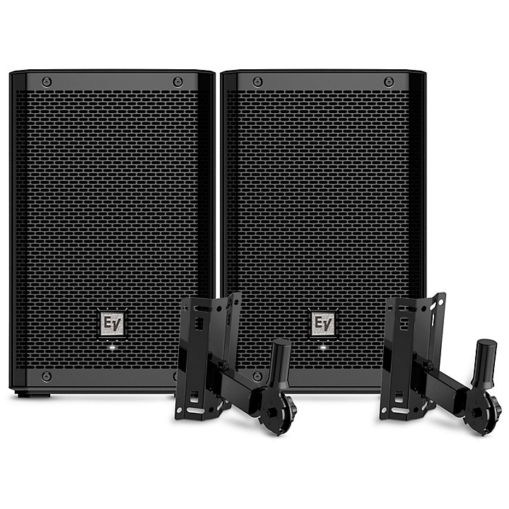 Electro-Voice ZLX-8P-G2 8" 1000W Powered Speaker Bundle - Pair With Rockville TB8 Bags & Cables