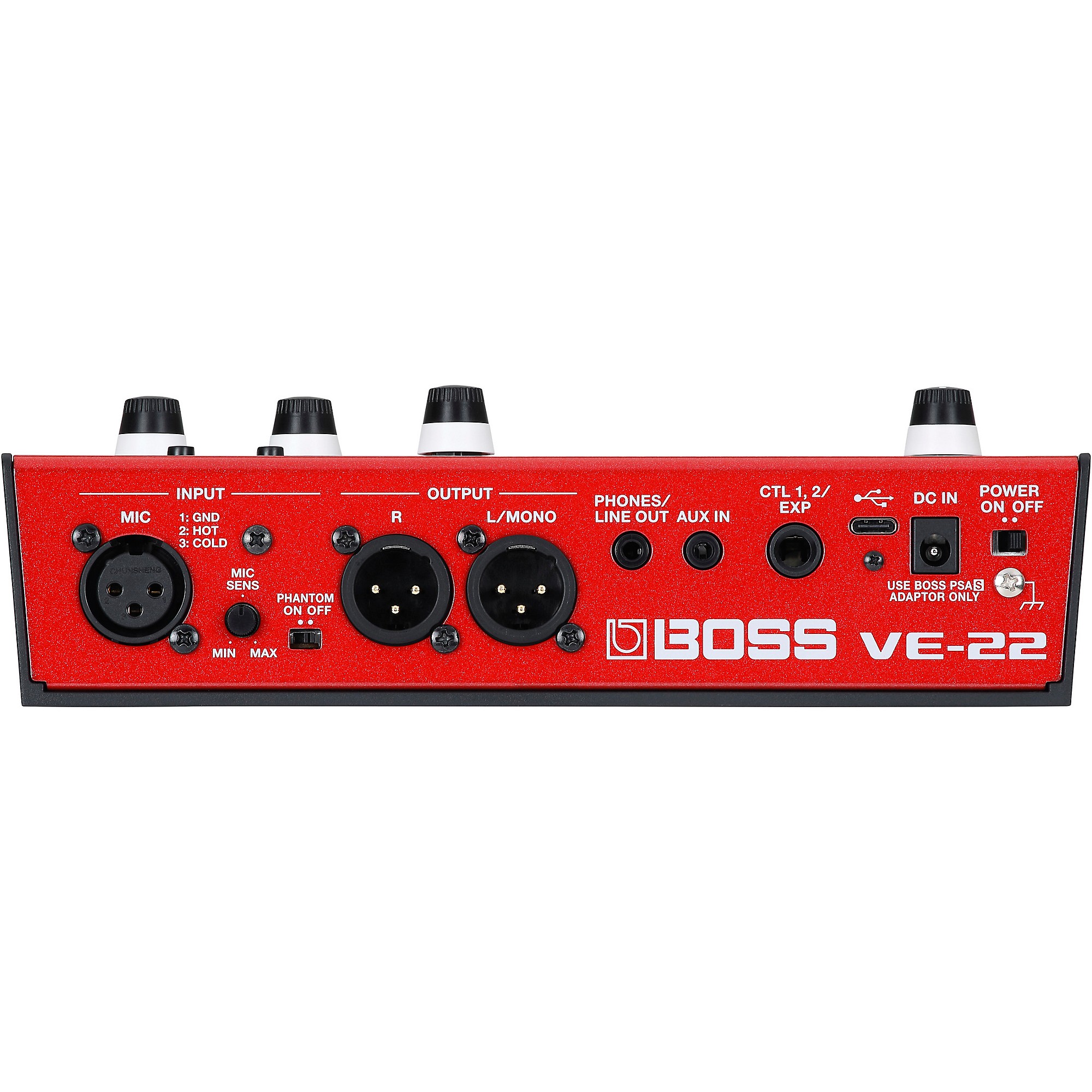 その他 w.boss BOSS VE-22 Vocal Performer Bundle With E835 Microphone, XLR Cable