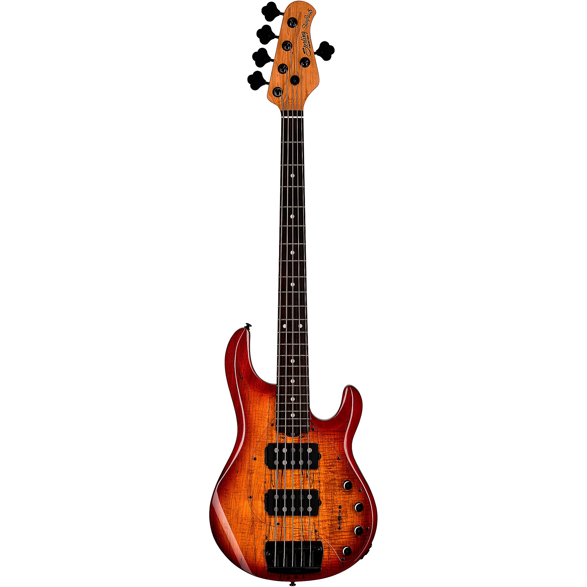 Sterling by Music Man StingRay 5 RAY35 HH Spalted Maple Top