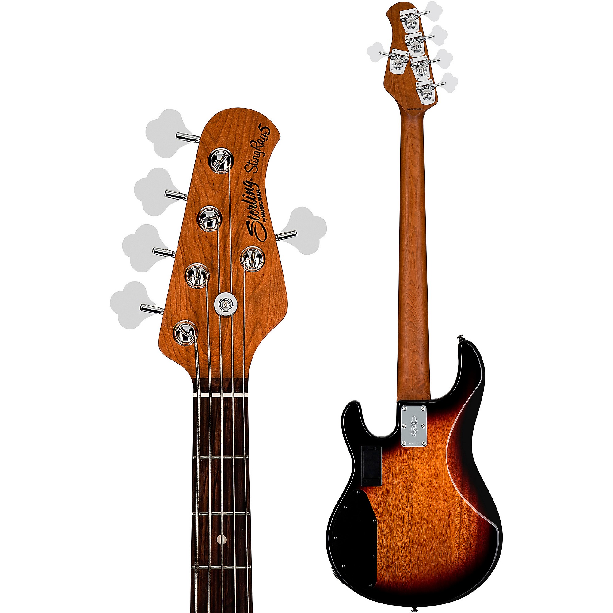 Sterling by Music Man StingRay 5 RAY35 Spalted Maple Top