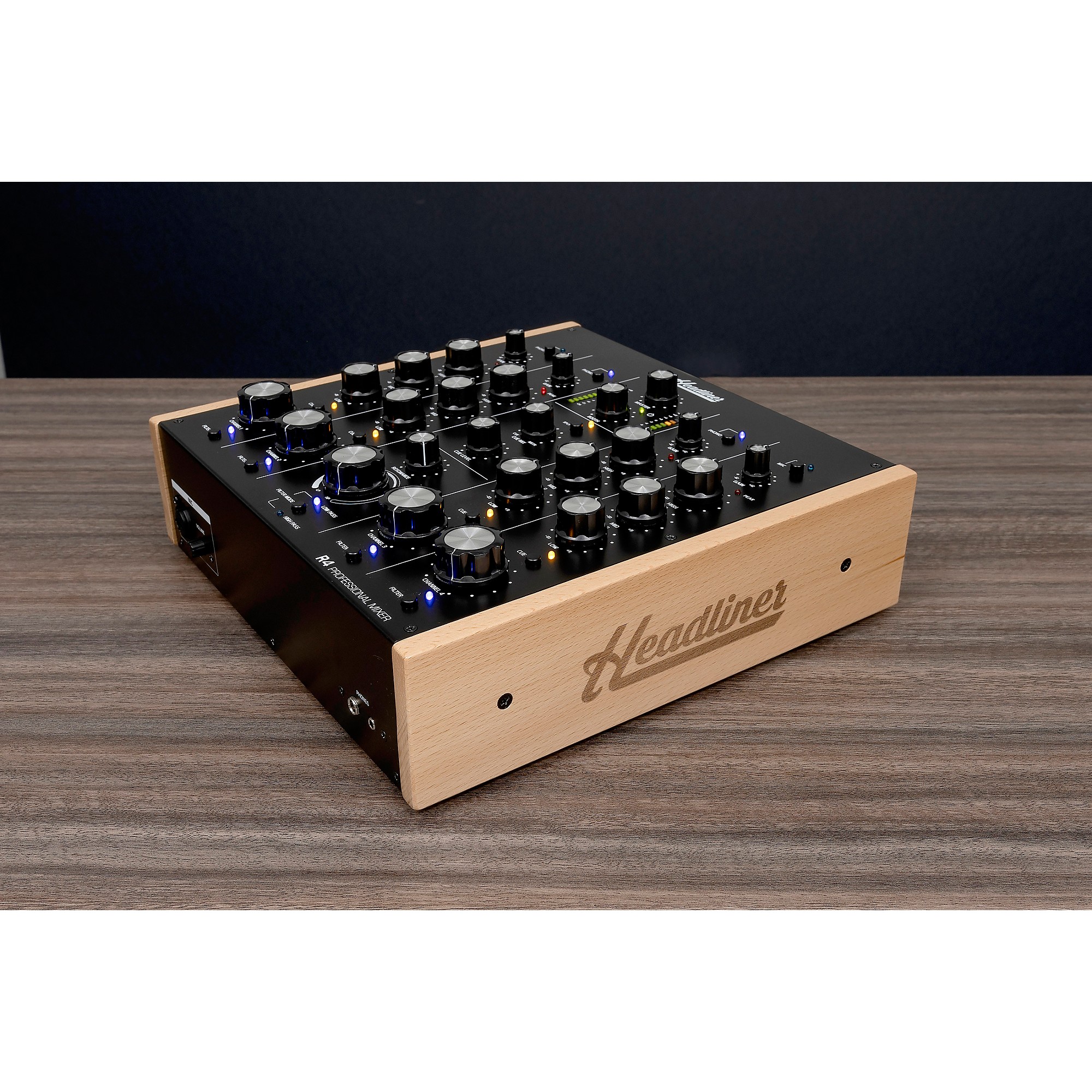 Headliner R4 - 4 Channel Rotary DJ Mixer (US) | Music & Arts Headliner R4 - 4 Channel Rotary DJ Mixer (US) | Music & Arts