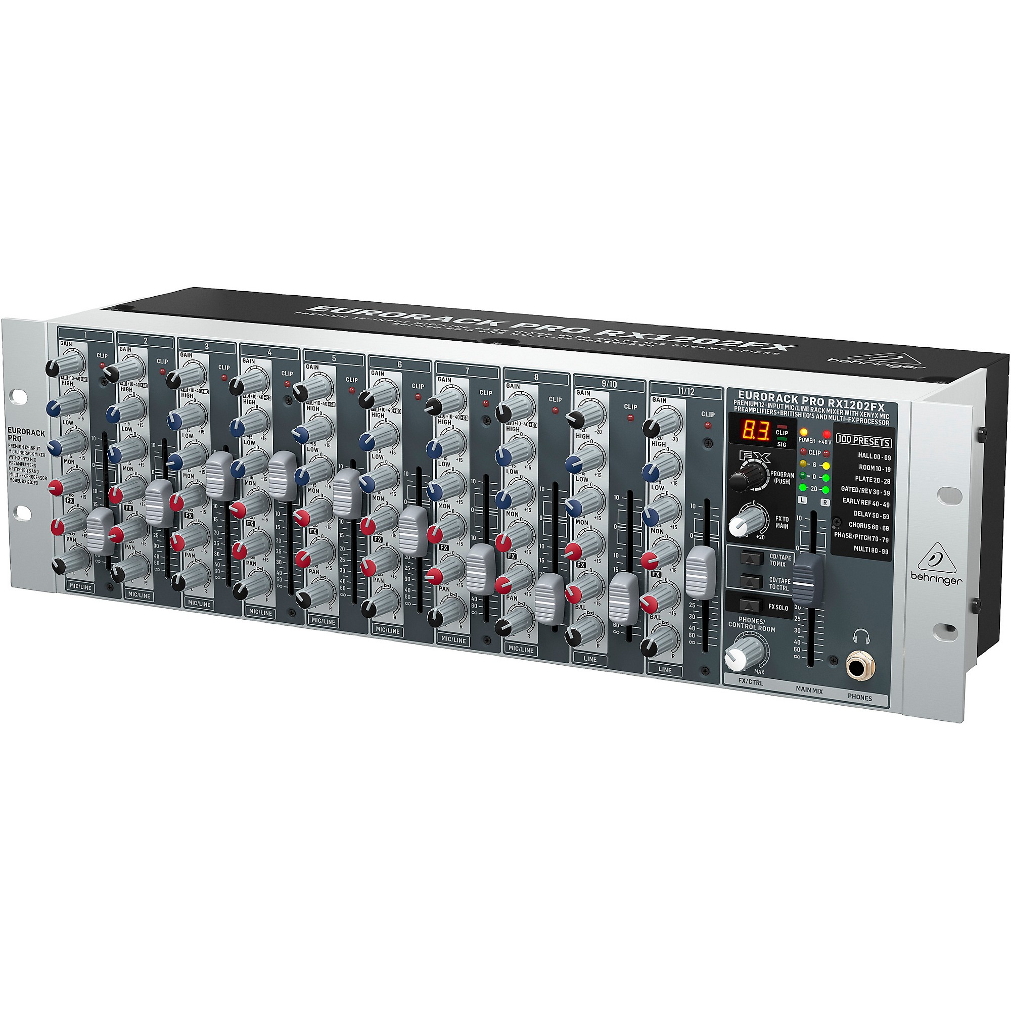 最高の品質 RX1202FX PRO EURORACK Behringer Rackmount Effects With Mixer 配信機器・PA機器・レコーディング機器