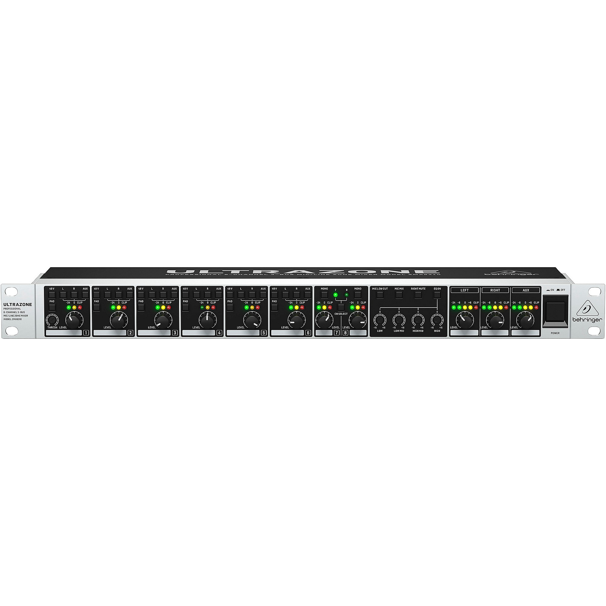 Behringer ULTRAZONE ZMX8210 V2 Rackmount Zone Mixer | Music