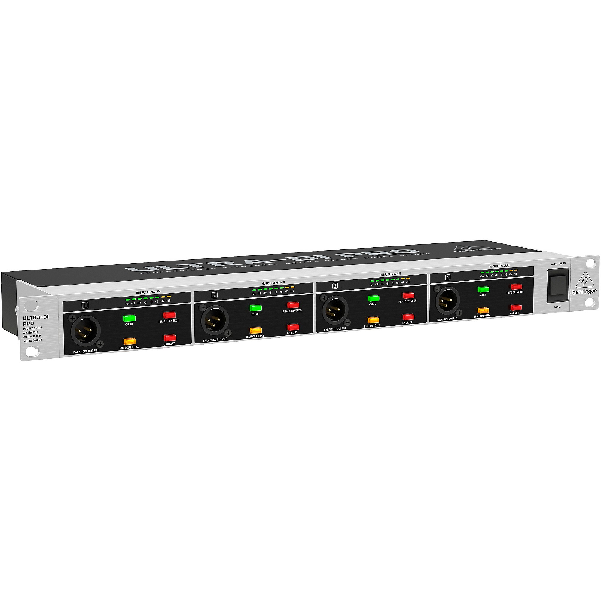 動作品✨BEHRINGER ULTRA-DI PRO MODEL DI4000 Behringer ULTRA-DI PRO DI4000 V2 4-Channel Active Direct Box