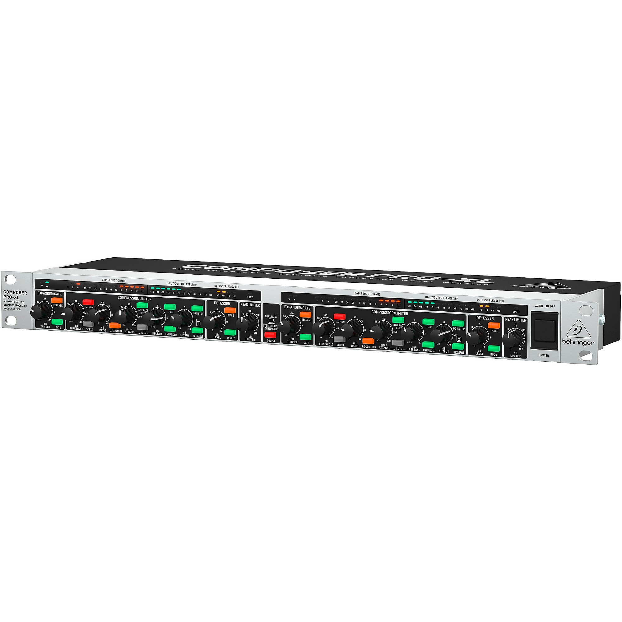 Behringer MDX 402 コンプレッサー/リミッター Behringer MDX2600 V2 2-Channel Compressor and Limiter With De