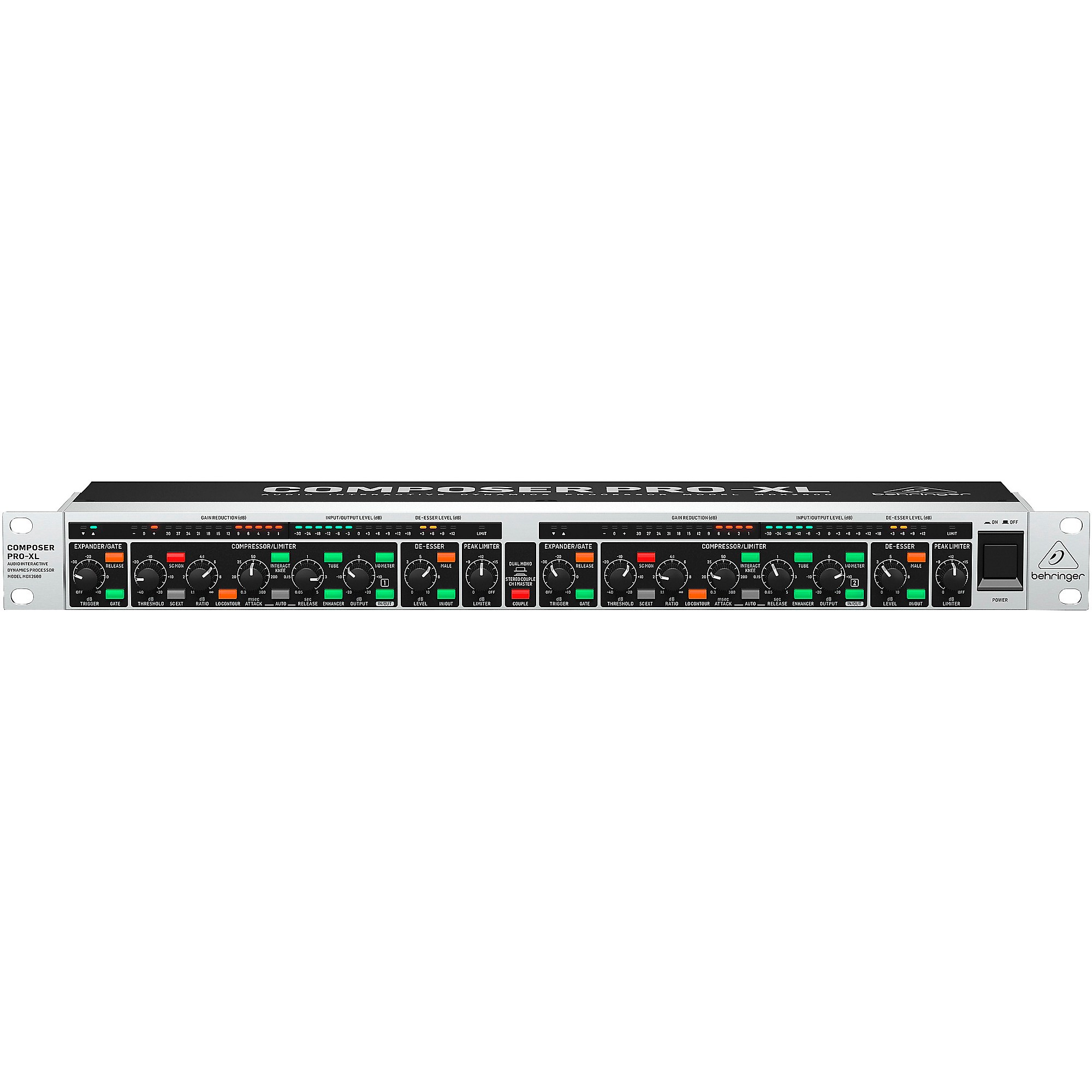 BEHRINGER ( ベリンガー ) MDX2600 V2 Behringer MDX2600 V2 2-Channel Compressor and Limiter With